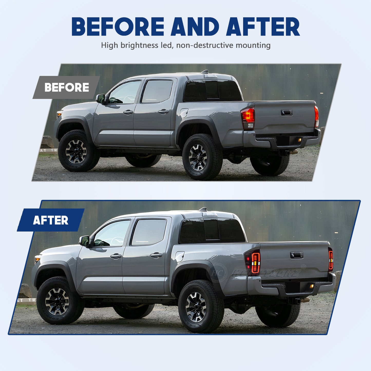 HCMOTION LED Tail Lights for Toyota Tacoma 2016-2022