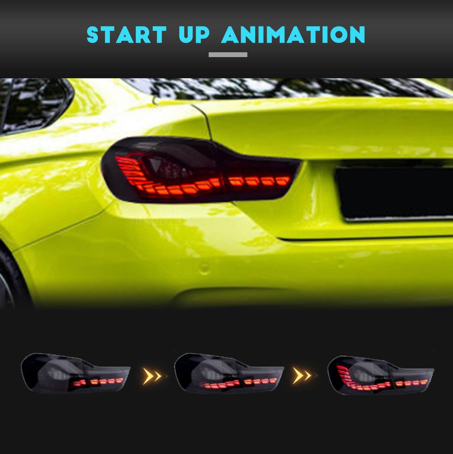 HCMOTION LED Tail Lights For BMW M4 2014-2020