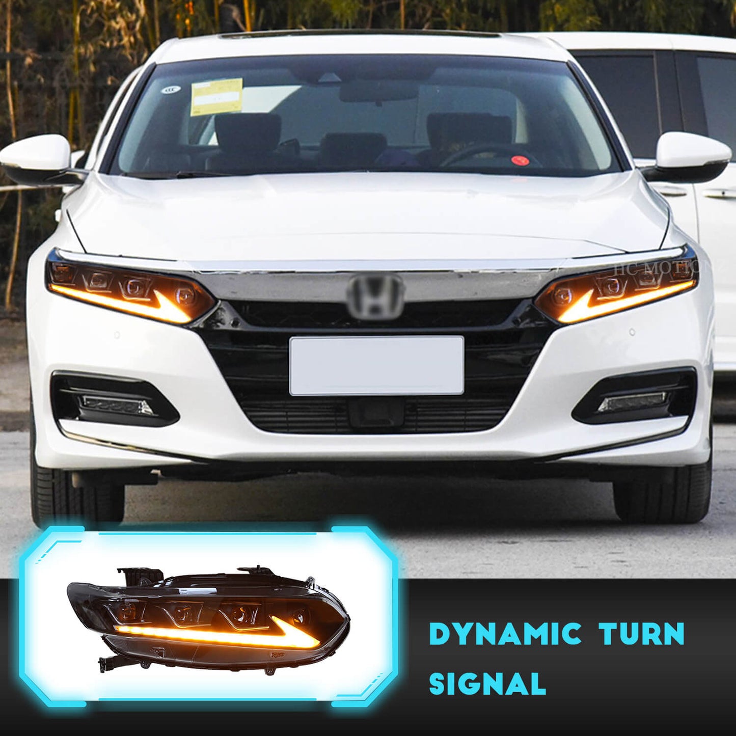 HCMOTION LED Headlights For Honda Accord 2018-2021