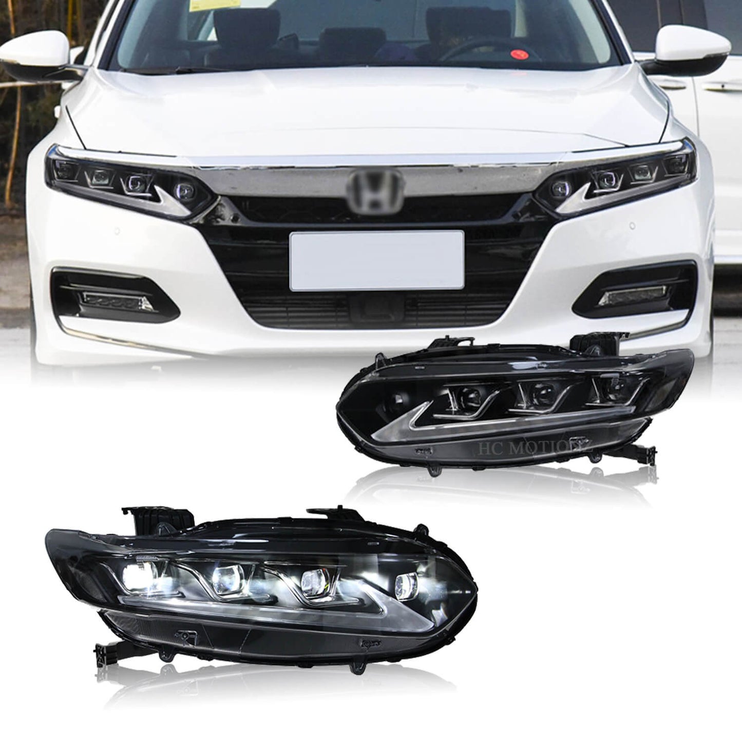HCMOTION LED Headlights For Honda Accord 2018-2021