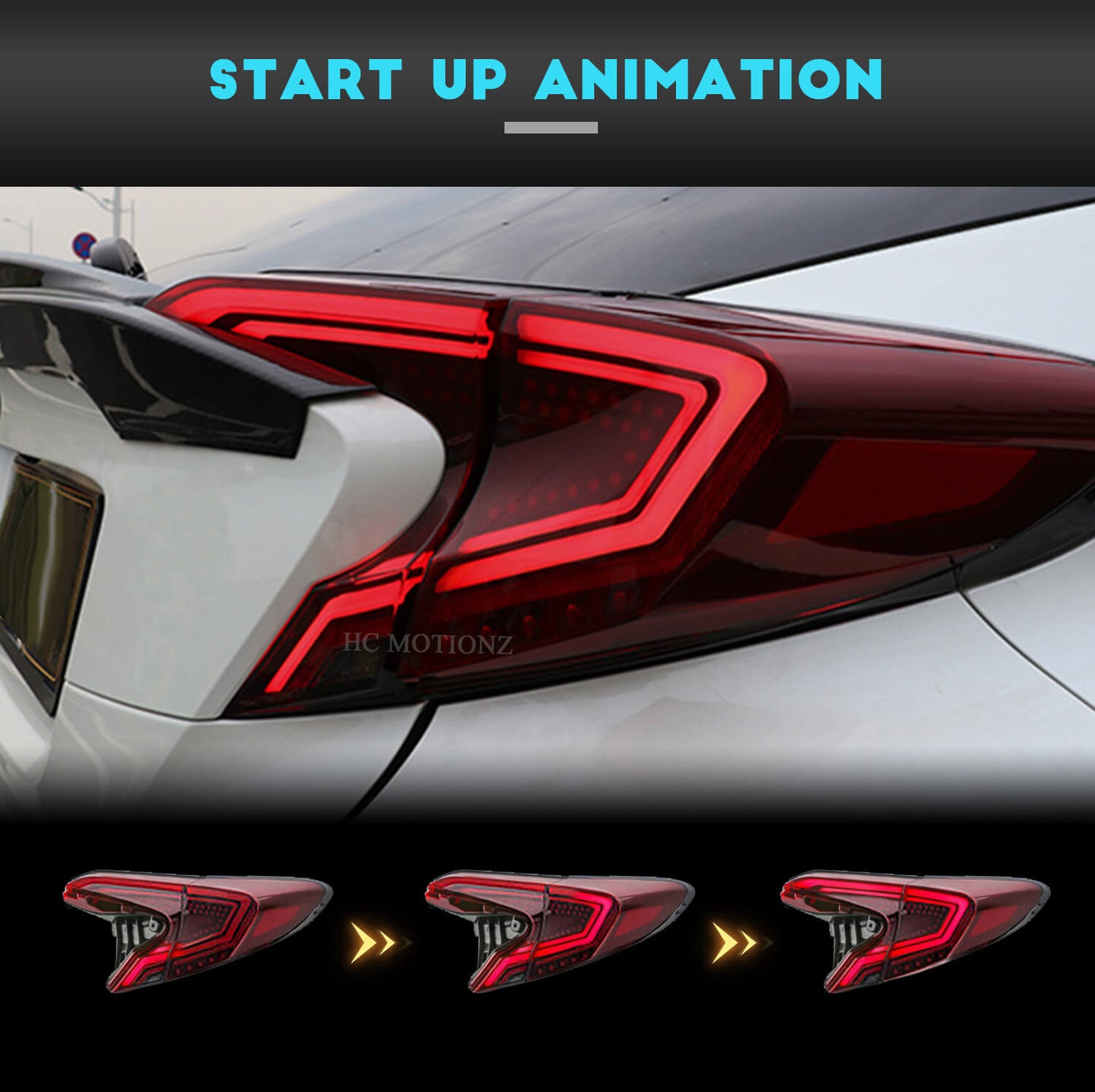 HCMOTION Taillights Fit/For Toyota C-HR 2018-2020