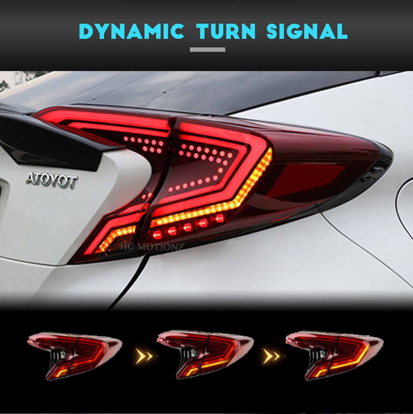 HCMOTION Taillights Fit/For Toyota C-HR 2018-2020