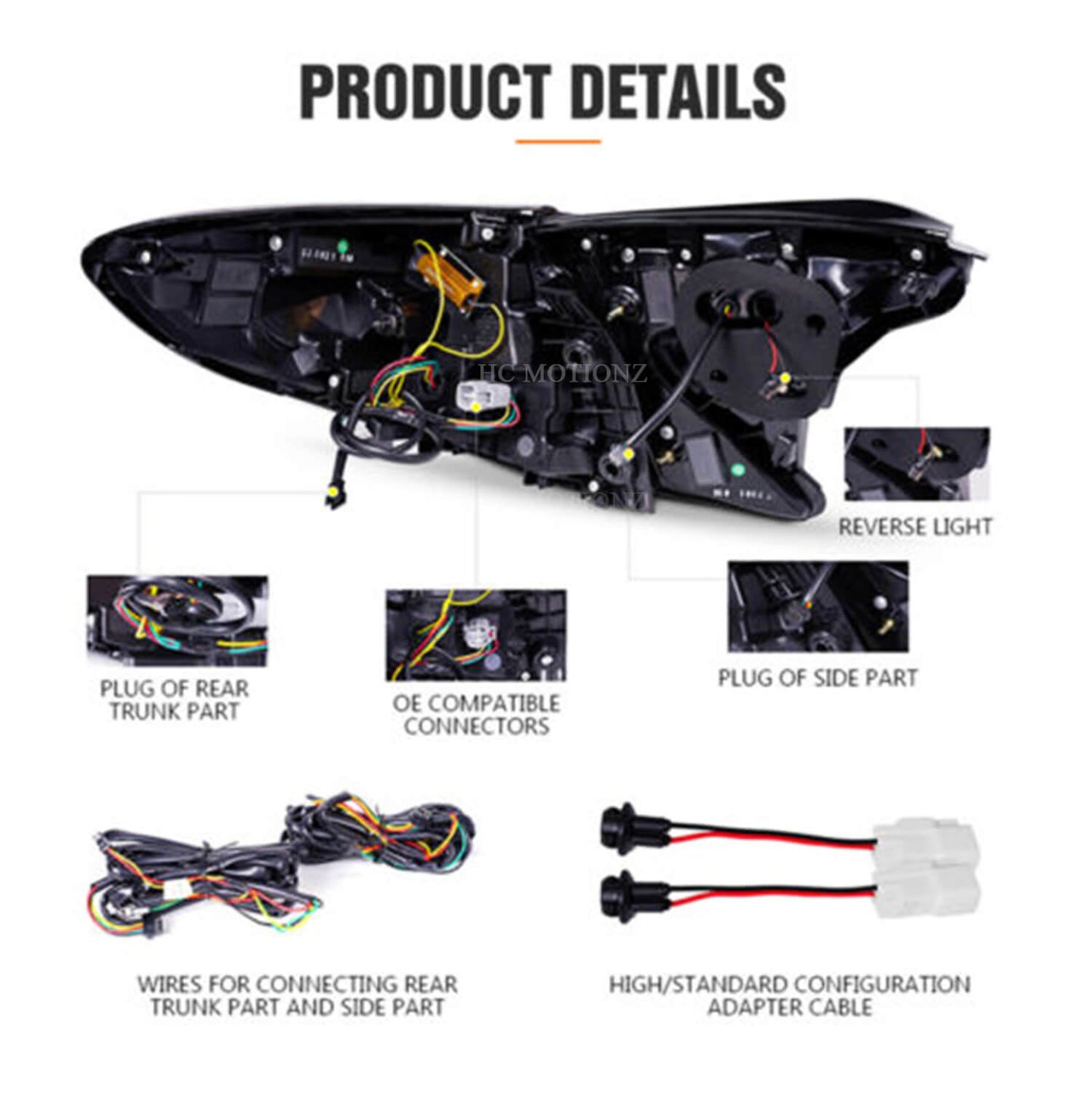 HCMOTION Taillights Fit/For Toyota C-HR 2018-2020
