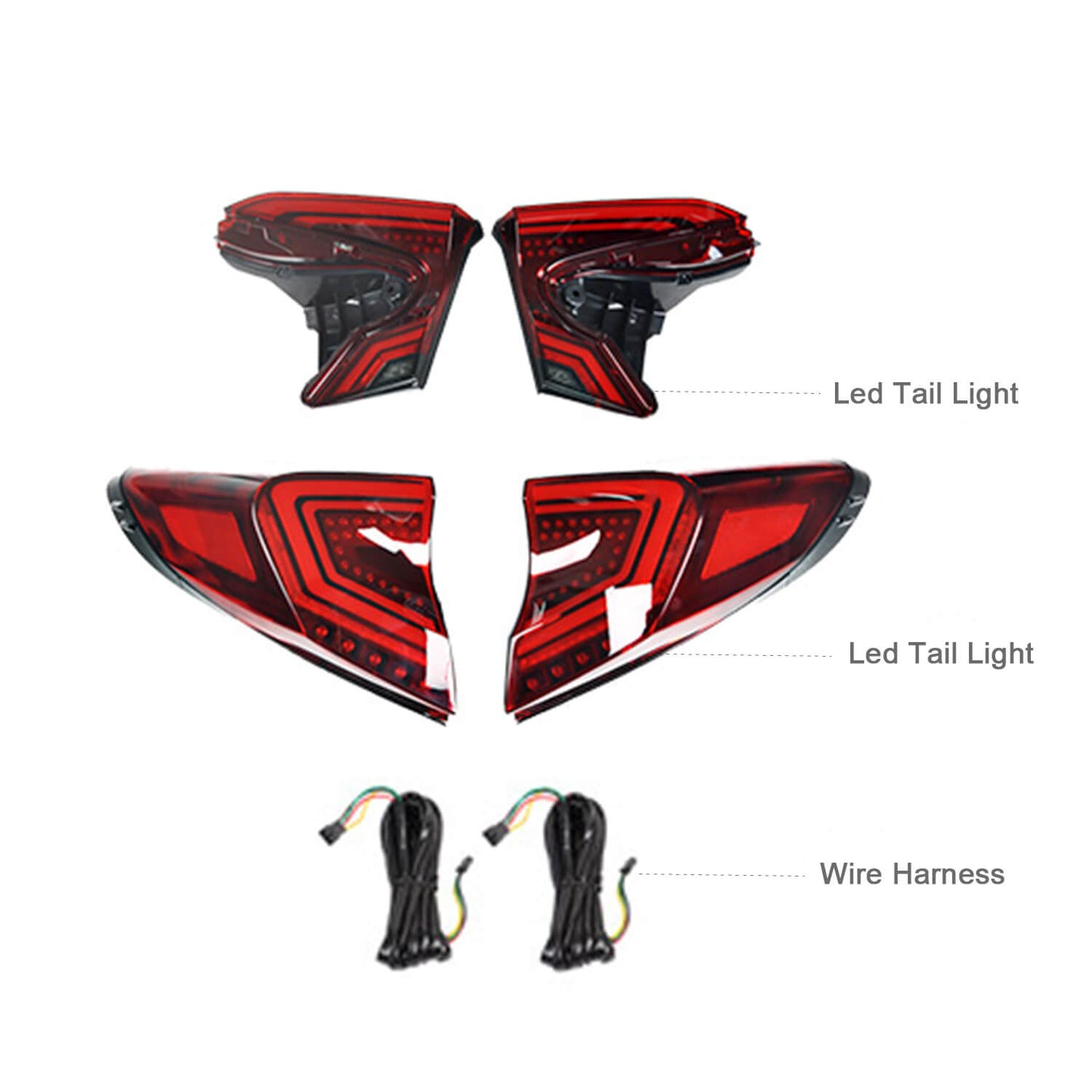 HCMOTION Taillights Fit/For Toyota C-HR 2018-2020