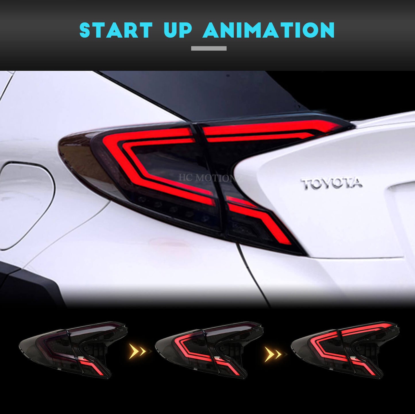 HCMOTION Taillights Fit/For Toyota C-HR 2018-2020