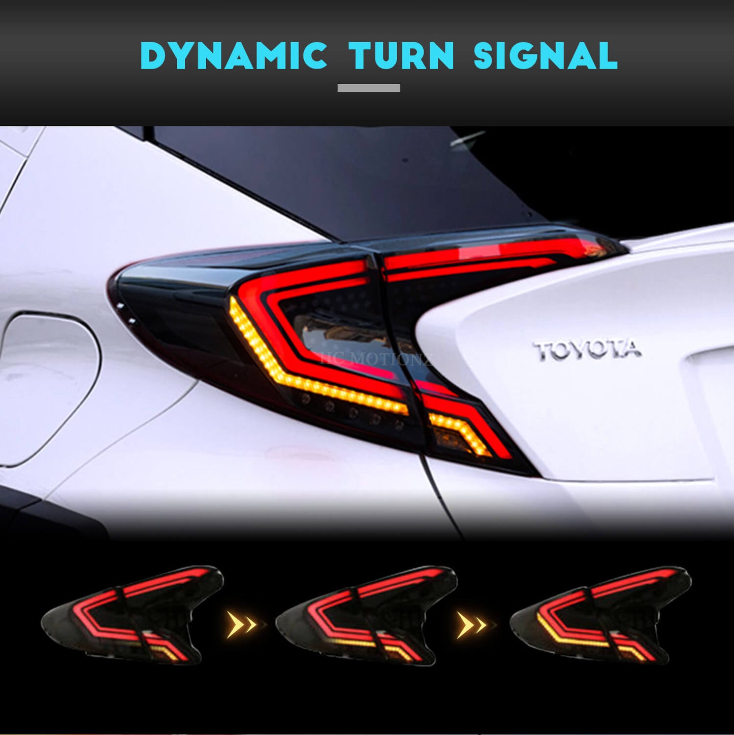 HCMOTION Taillights Fit/For Toyota C-HR 2018-2020