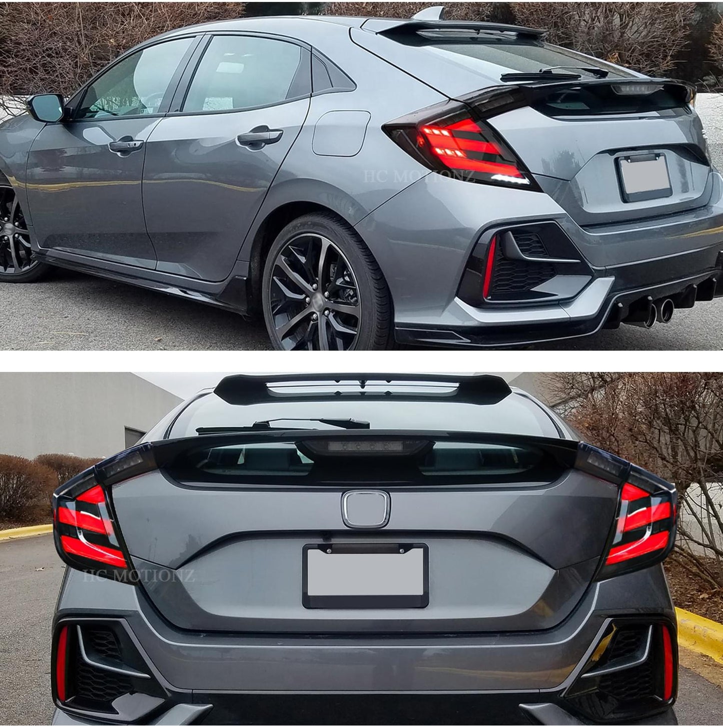 HCMOTIONZ LED Tail light for Honda Civic Hatchback 2017-2020