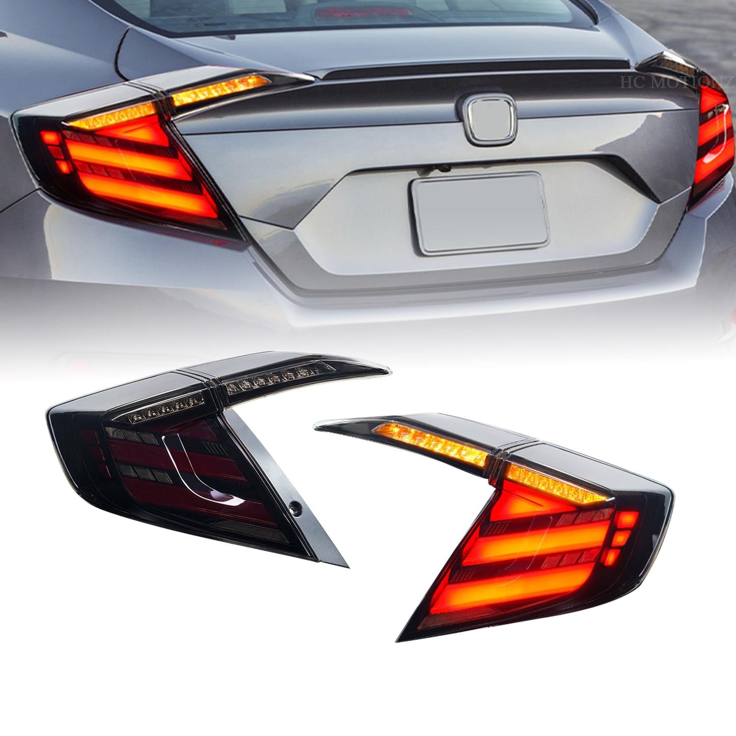 HCMOTION Taillights For Honda Civic 2016-2021