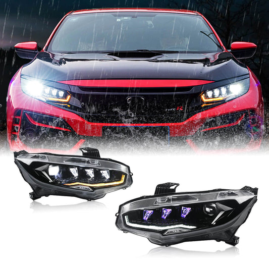 HCMOTION LED Headlights For Honda Civic 2016-2021