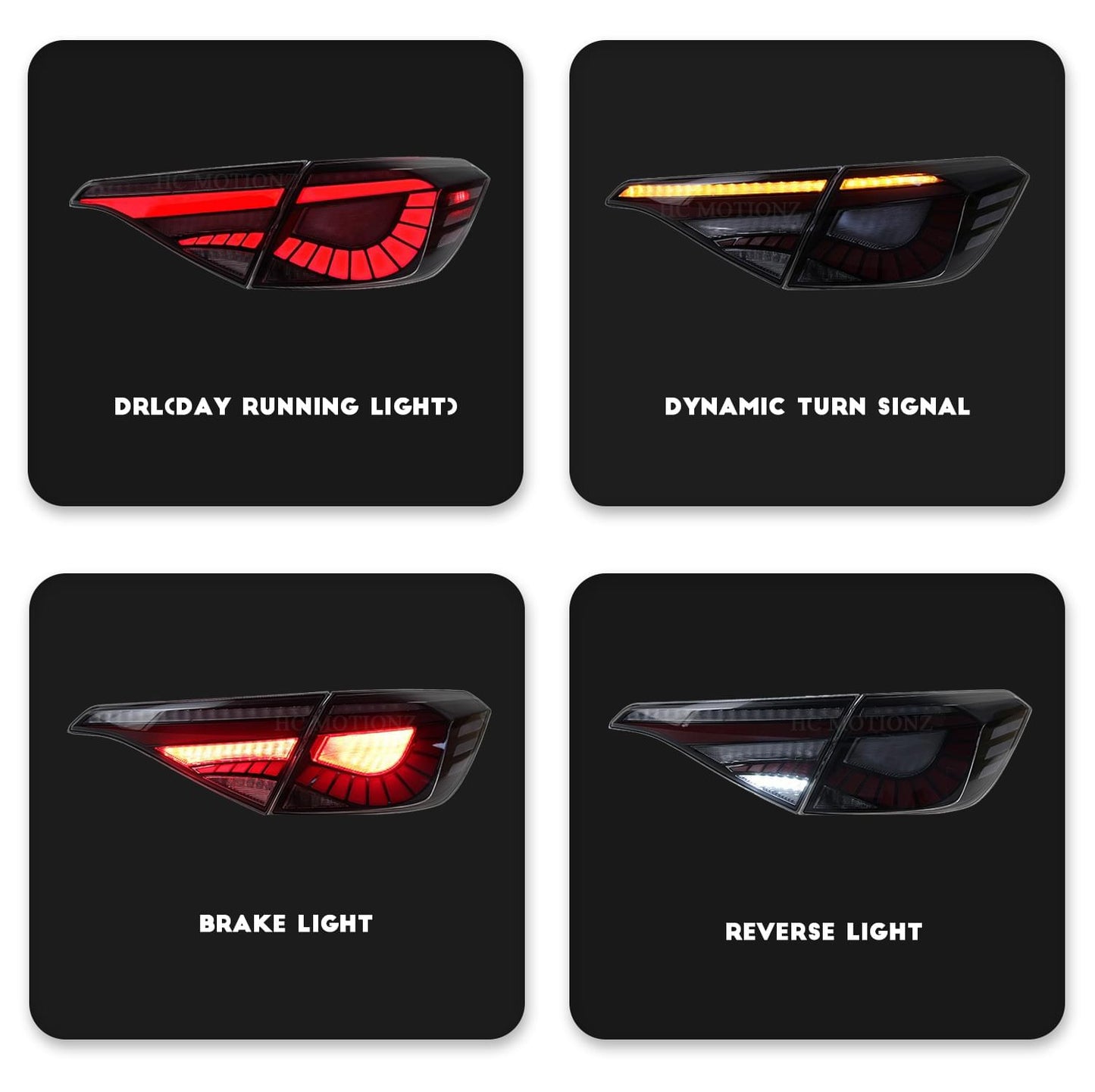 HCMOTION Honda Civic 2022/2023 Sedan Tail Lights