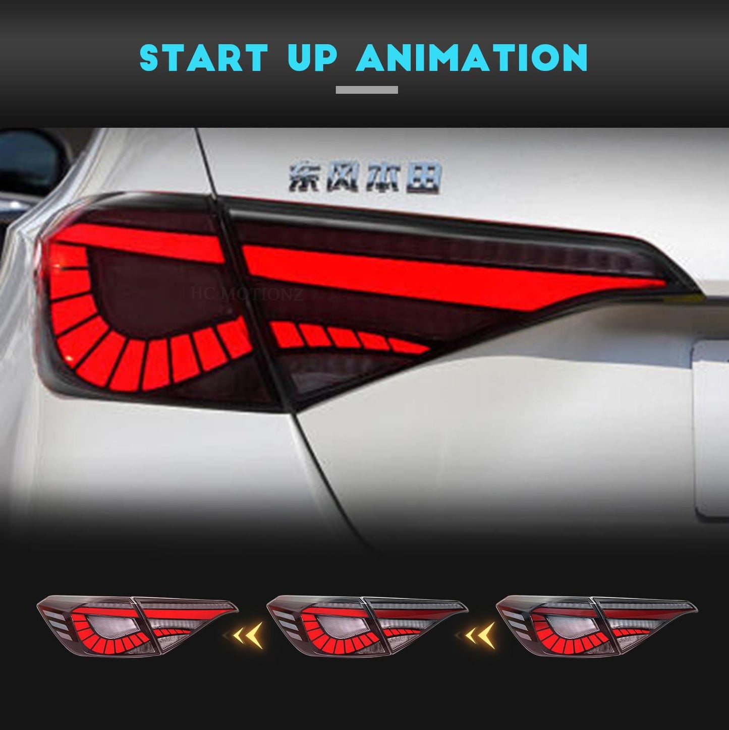 HCMOTION Honda Civic 2022/2023 Sedan Tail Lights
