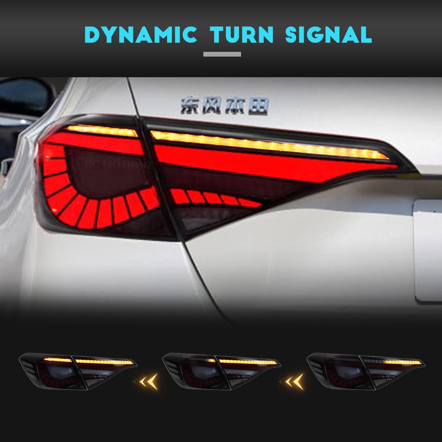 HCMOTION Honda Civic 2022/2023 Sedan Tail Lights
