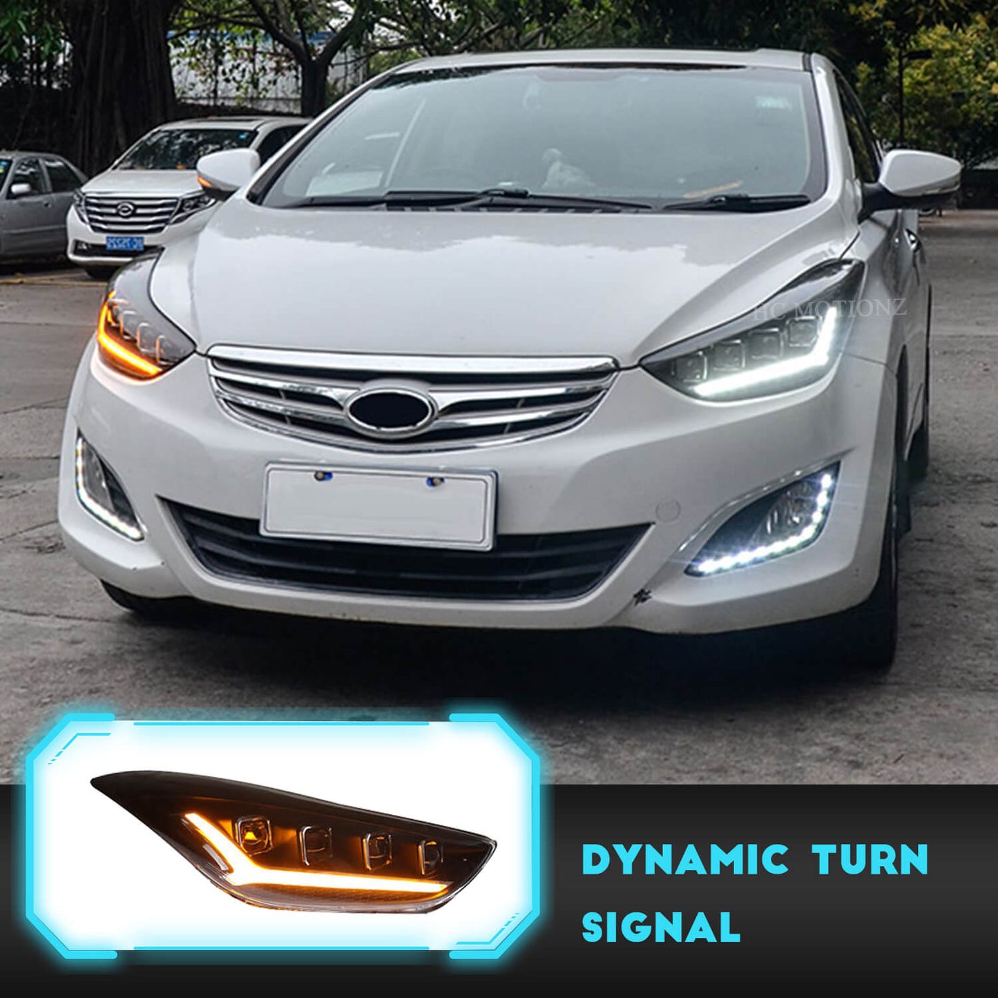 HCMOTION For Hyundai Elantra 2011-2015 Full LED Headlights
