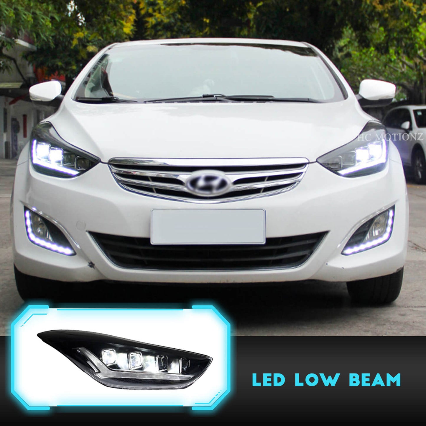 HCMOTION For Hyundai Elantra 2011-2015 Full LED Headlights