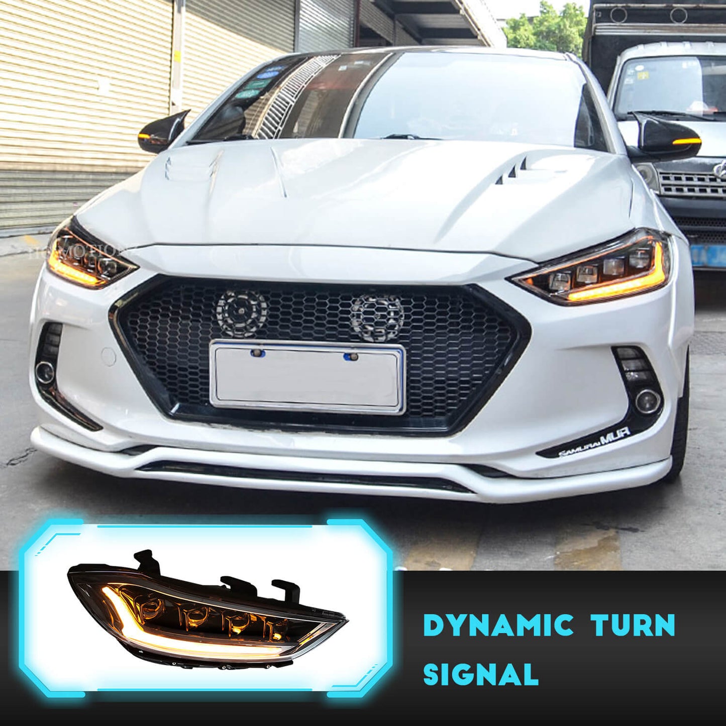 HCMOTION For Hyundai Elantra 2016-2018 Full LED Headlights