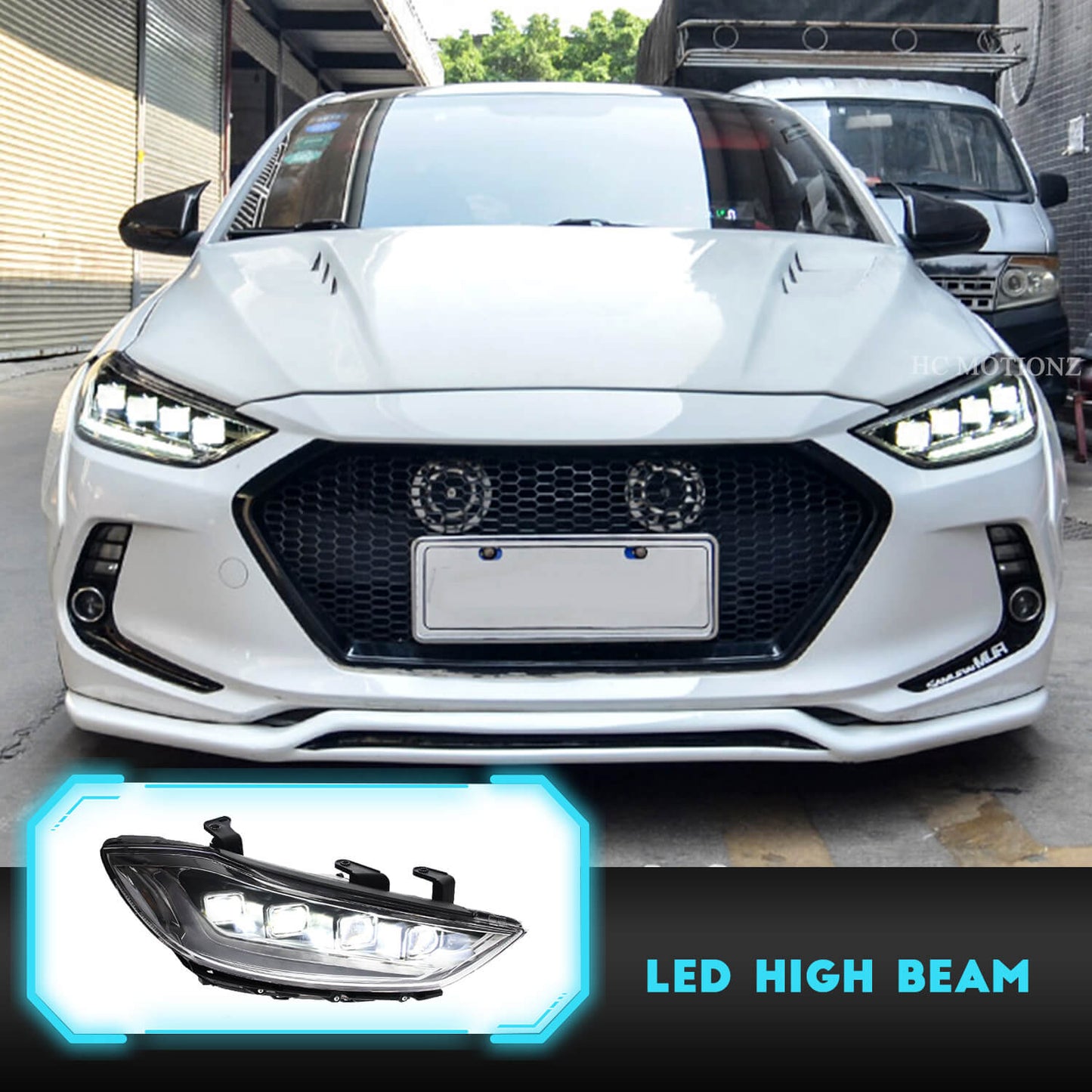 HCMOTION For Hyundai Elantra 2016-2018 Full LED Headlights