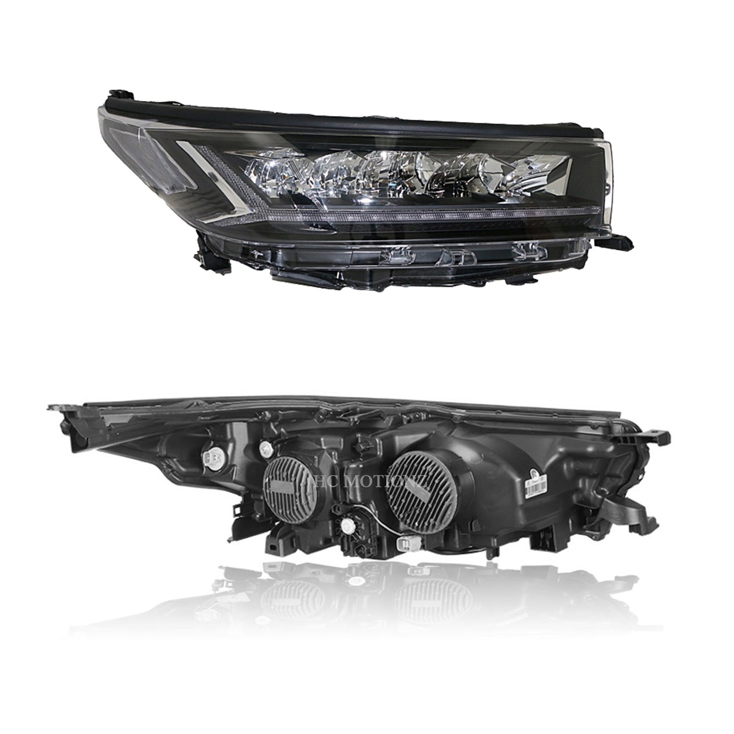 HCMOTIONZ LED Headlights For Toyota Highlander Start UP Animation 2016-2019