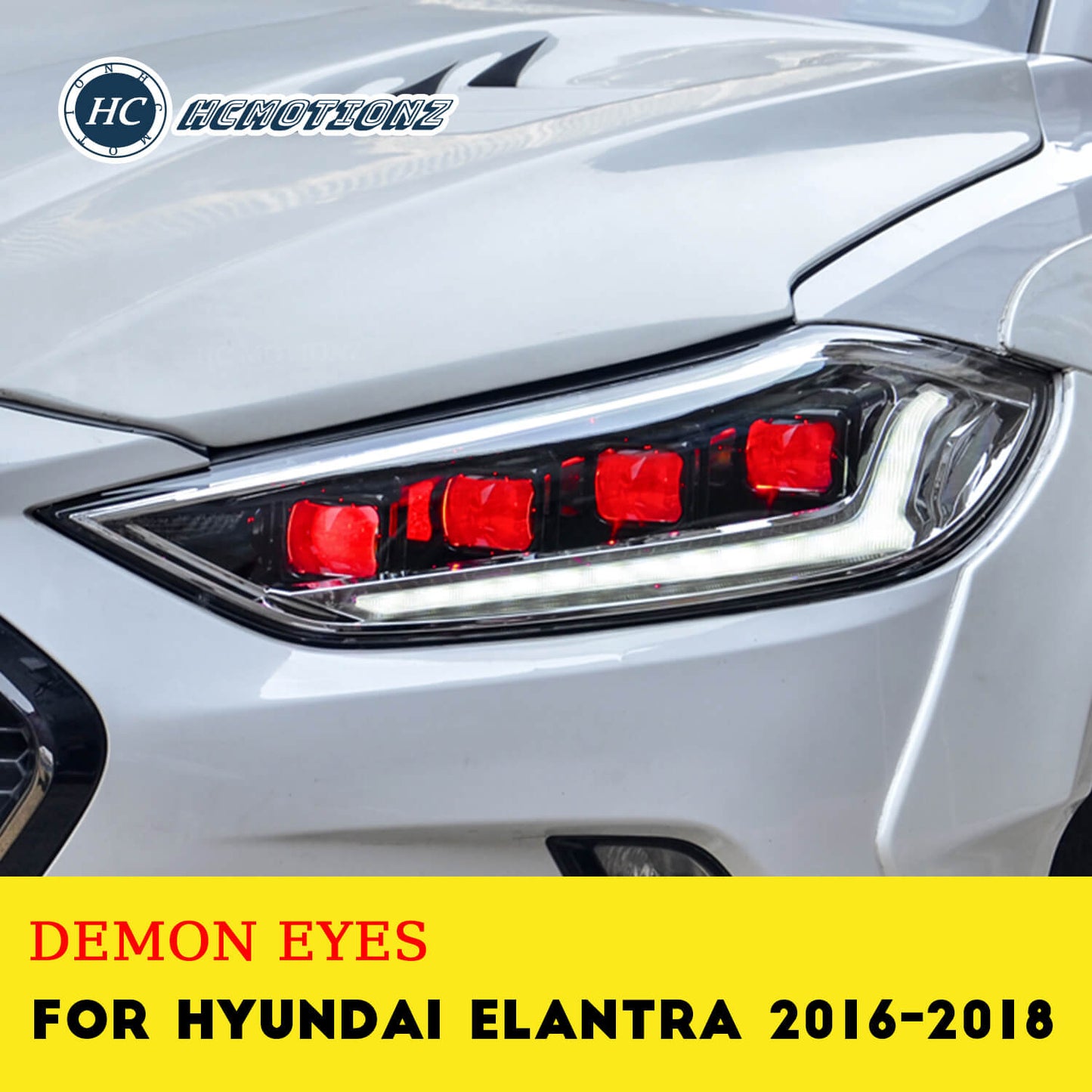 HCMOTION For Hyundai Elantra 2016-2018 Full LED Headlights
