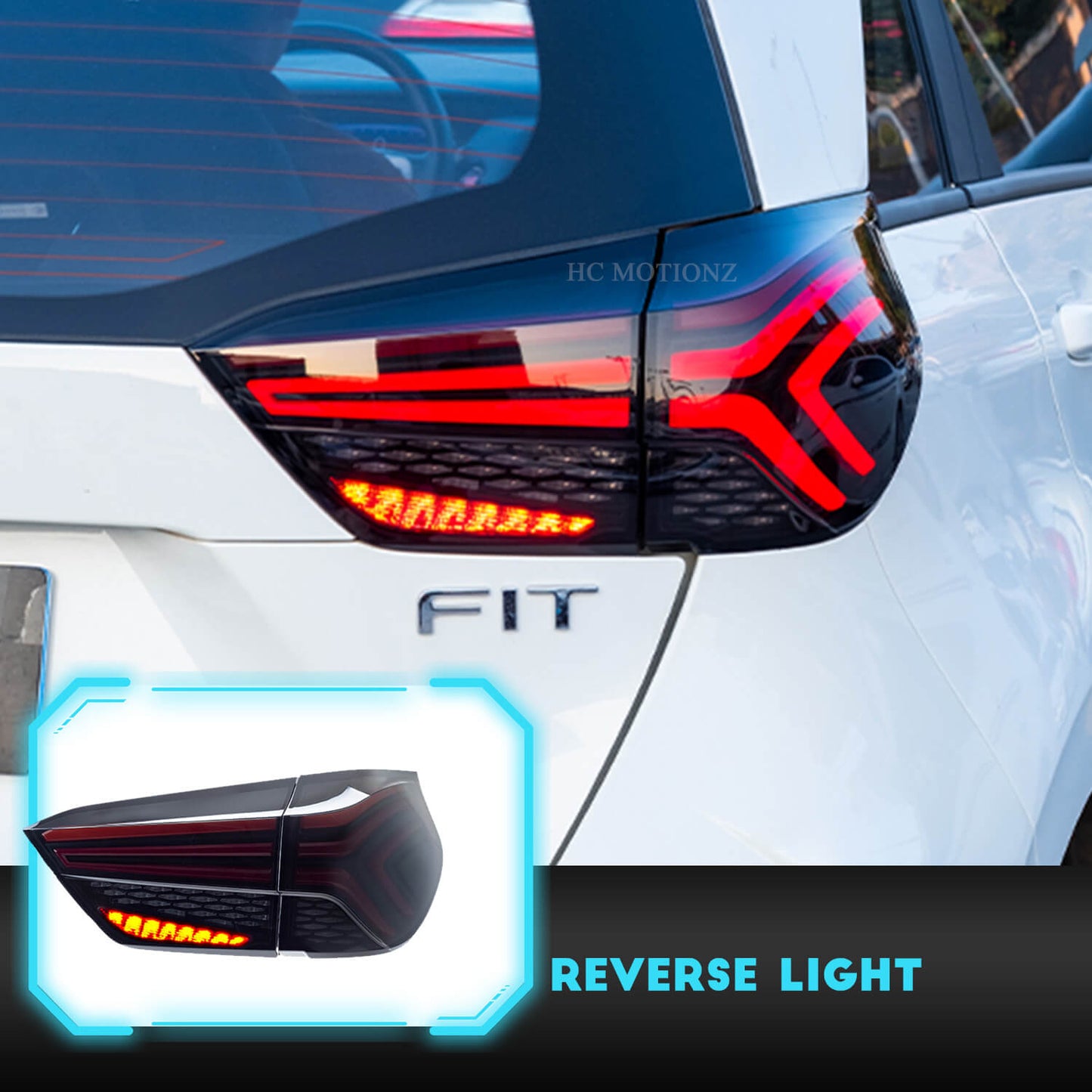 HCMOTION 4th Gen Honda Jazz/FIT LED Tail Lights