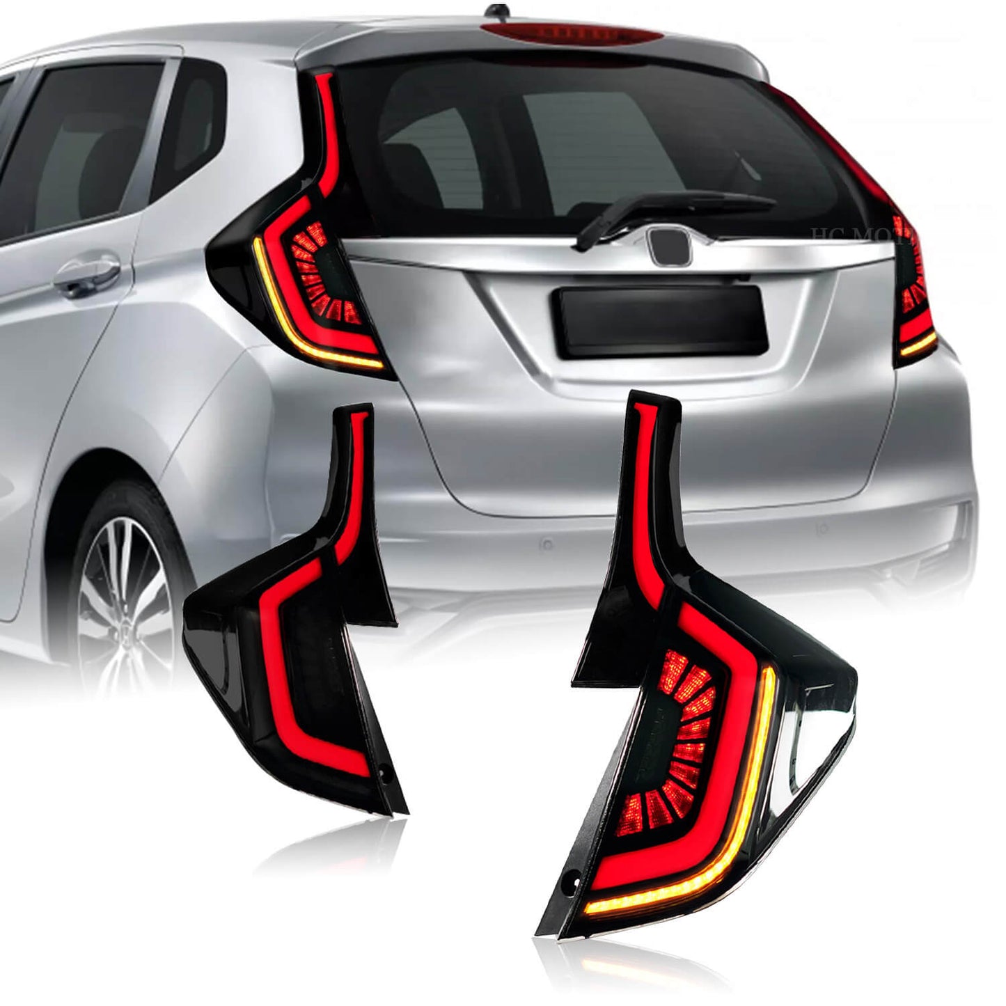 HCMOTION For Honda FIT/JAZZ 2014-2018 Taillights
