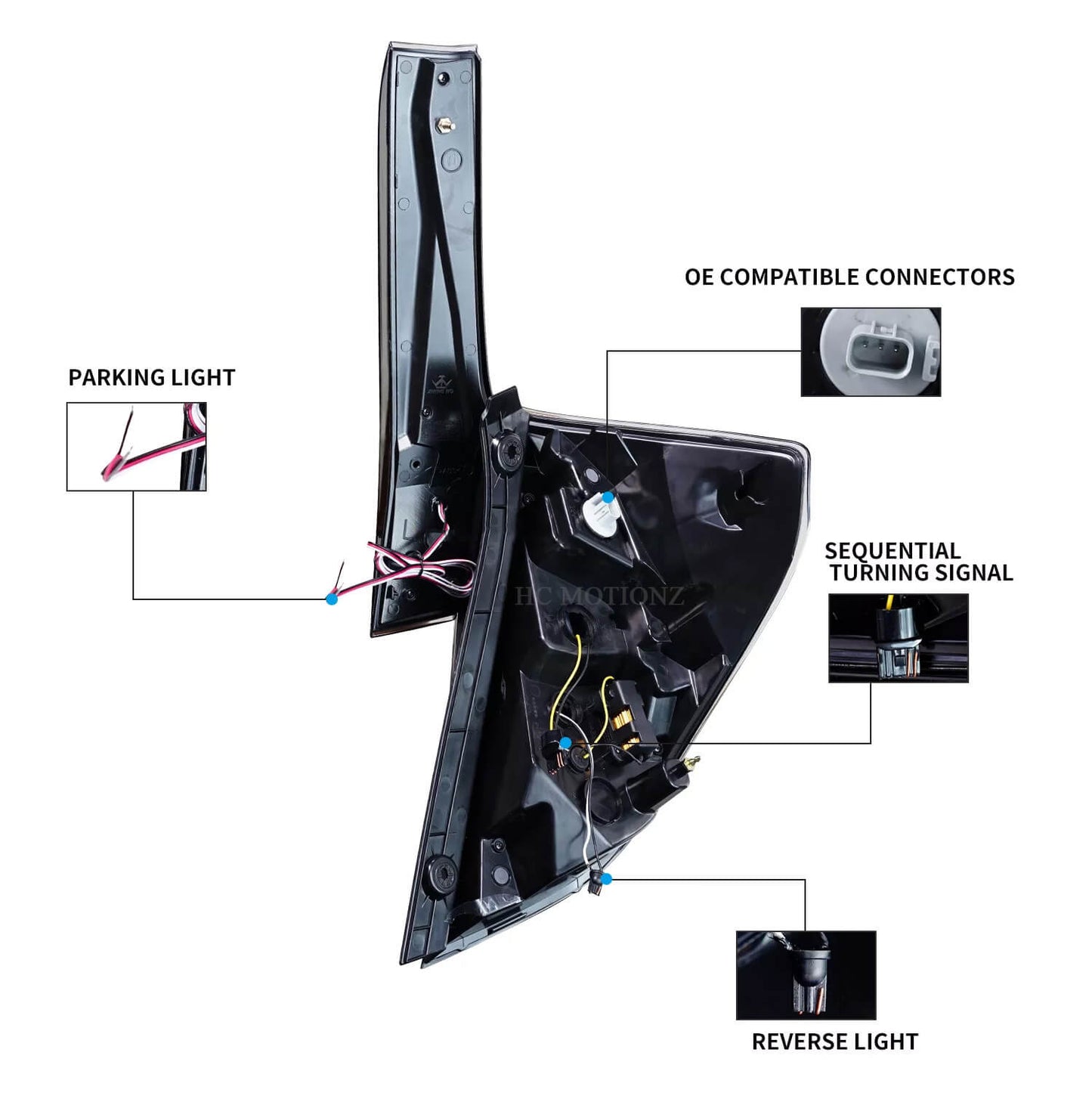 HCMOTION For Honda FIT/JAZZ 2014-2018 Taillights
