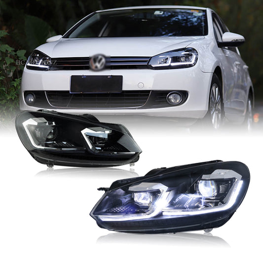HCMOTION For 2008-2013 VW MK6 Golf 6 Projector Headlights