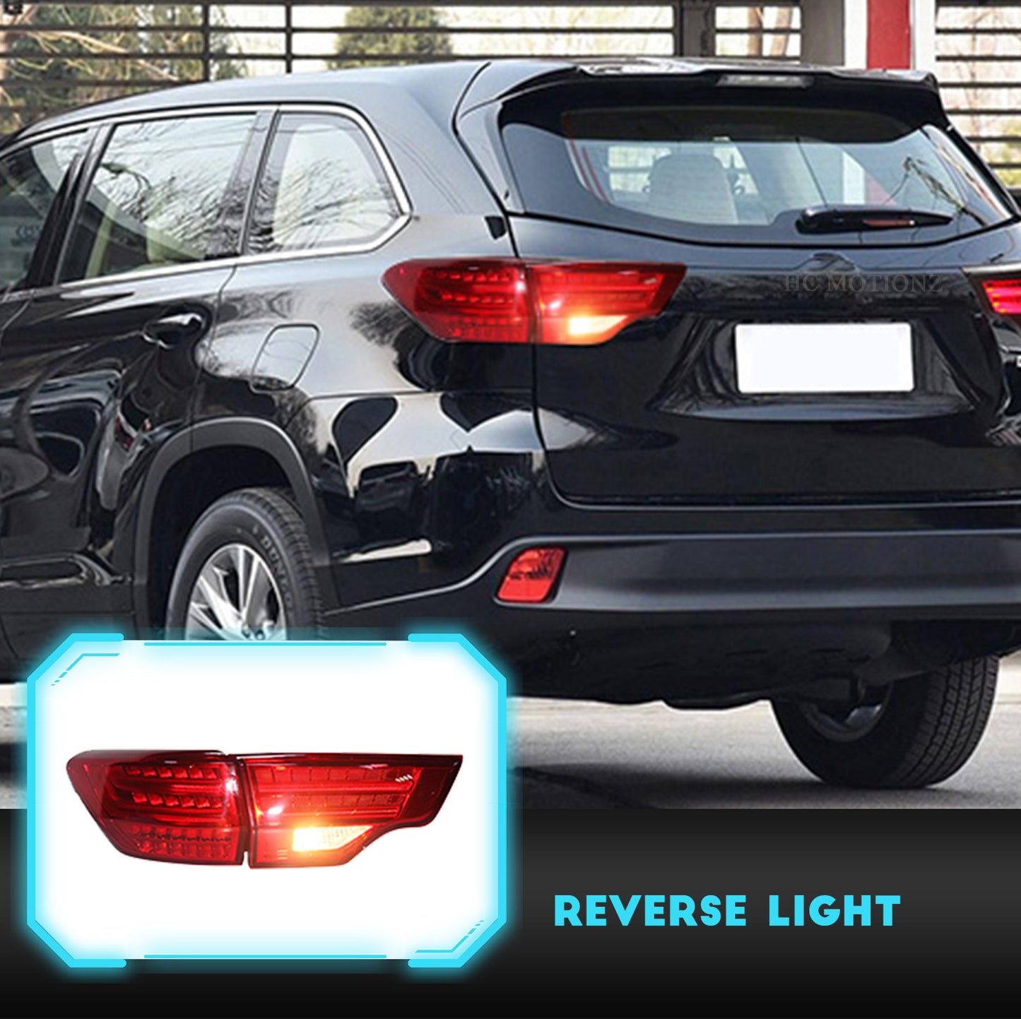 HCMOTION Taillights Fit/For Toyota Highlander 2014-2019