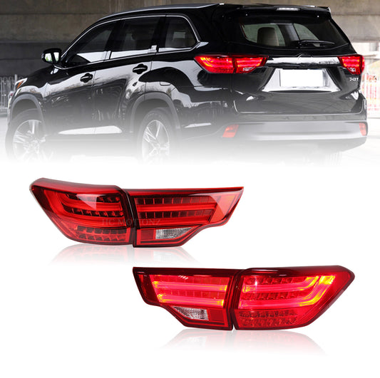 HCMOTION Taillights Fit/For Toyota Highlander 2014-2019