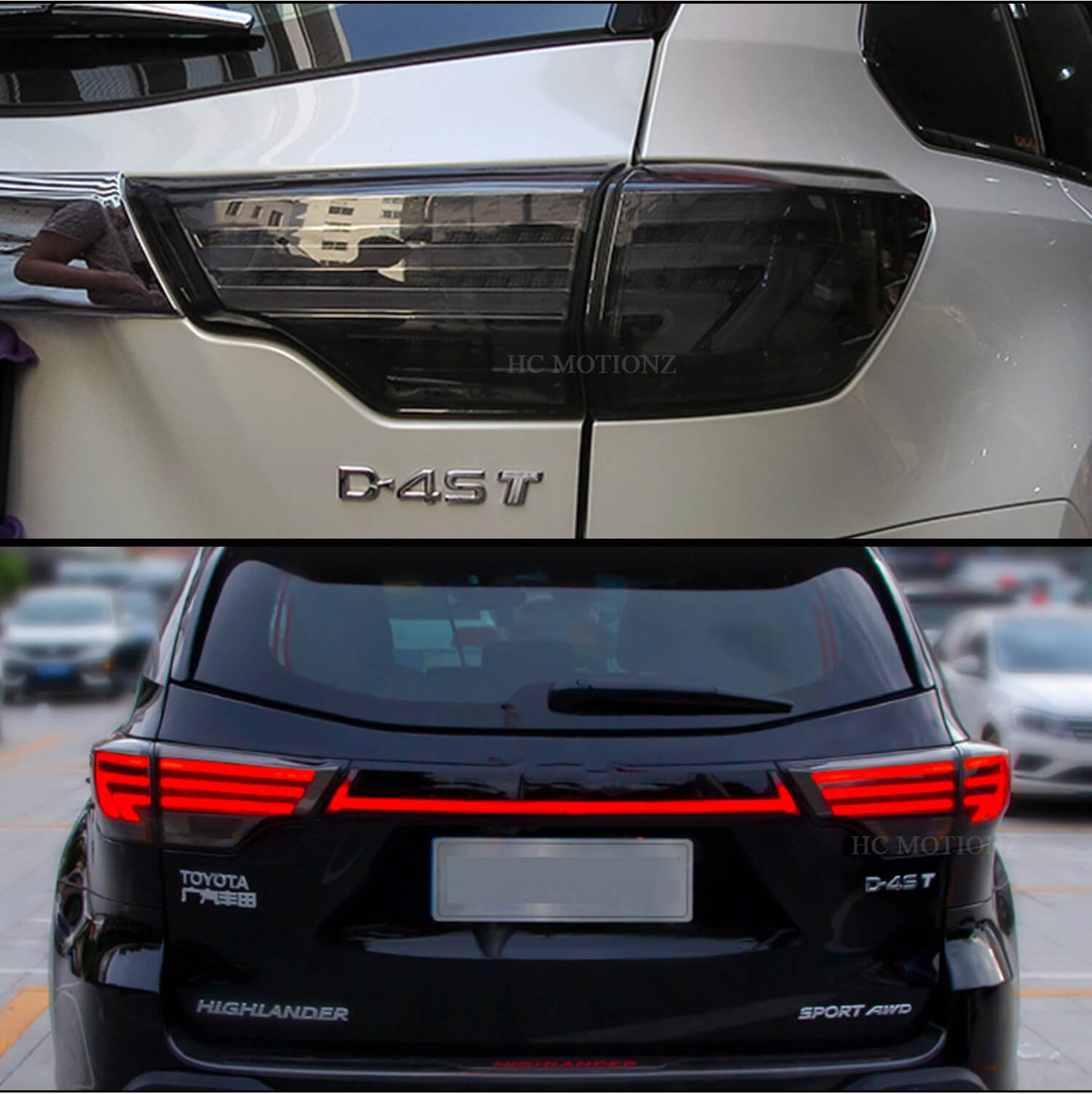 HCMOTION Taillights Fit/For Toyota Highlander 2014-2019