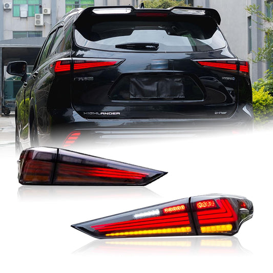 HCMOTION 4th Gen For Toyota Highlander 2020-2022 LED Tail Lights