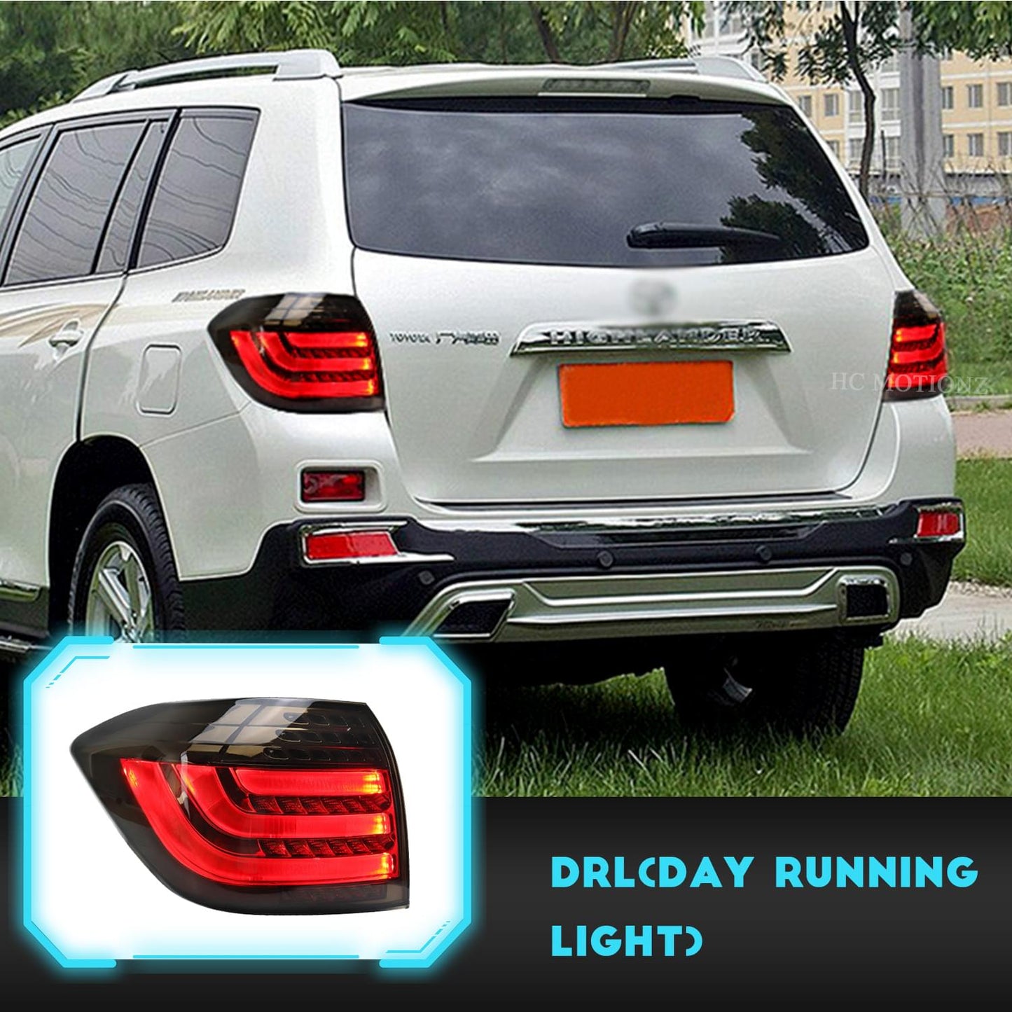 HCMOTION 2010-2014 Toyota Highlander TaiL lights