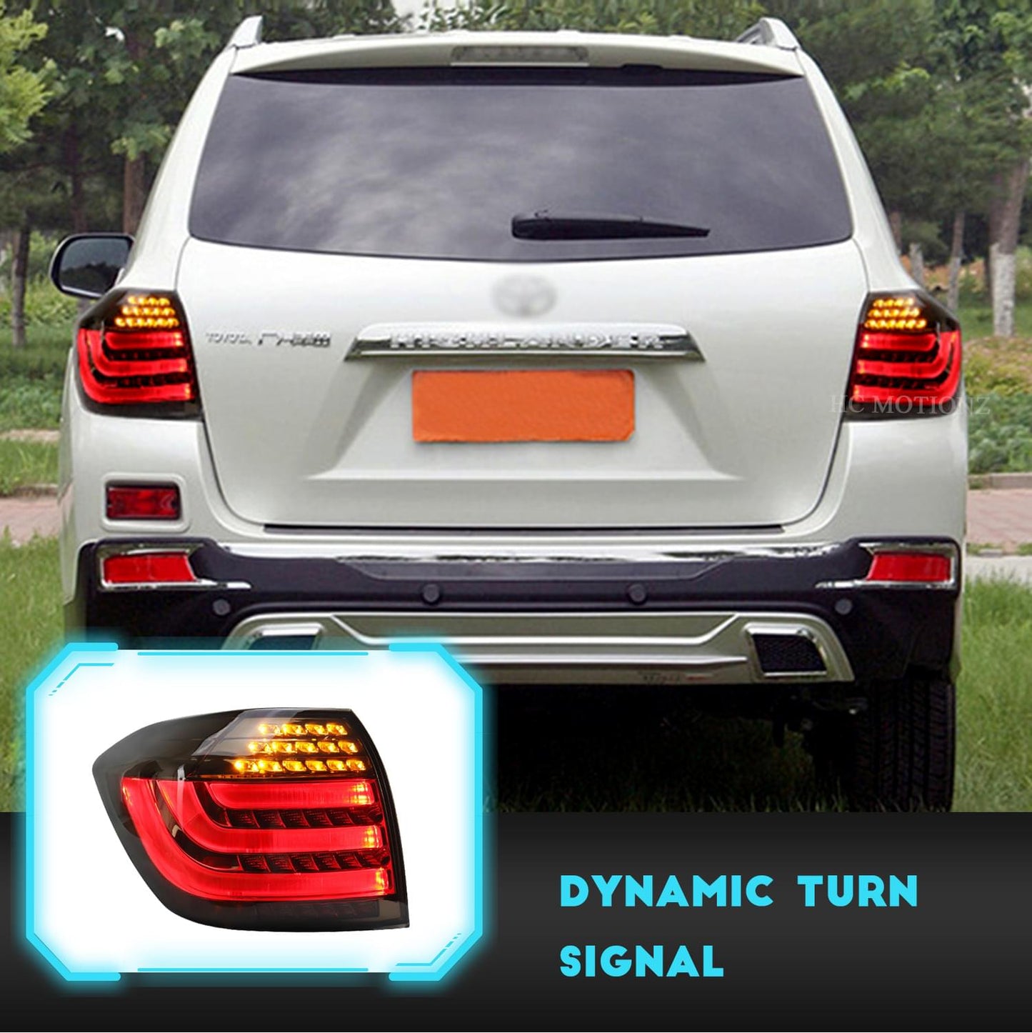 HCMOTION 2010-2014 Toyota Highlander TaiL lights
