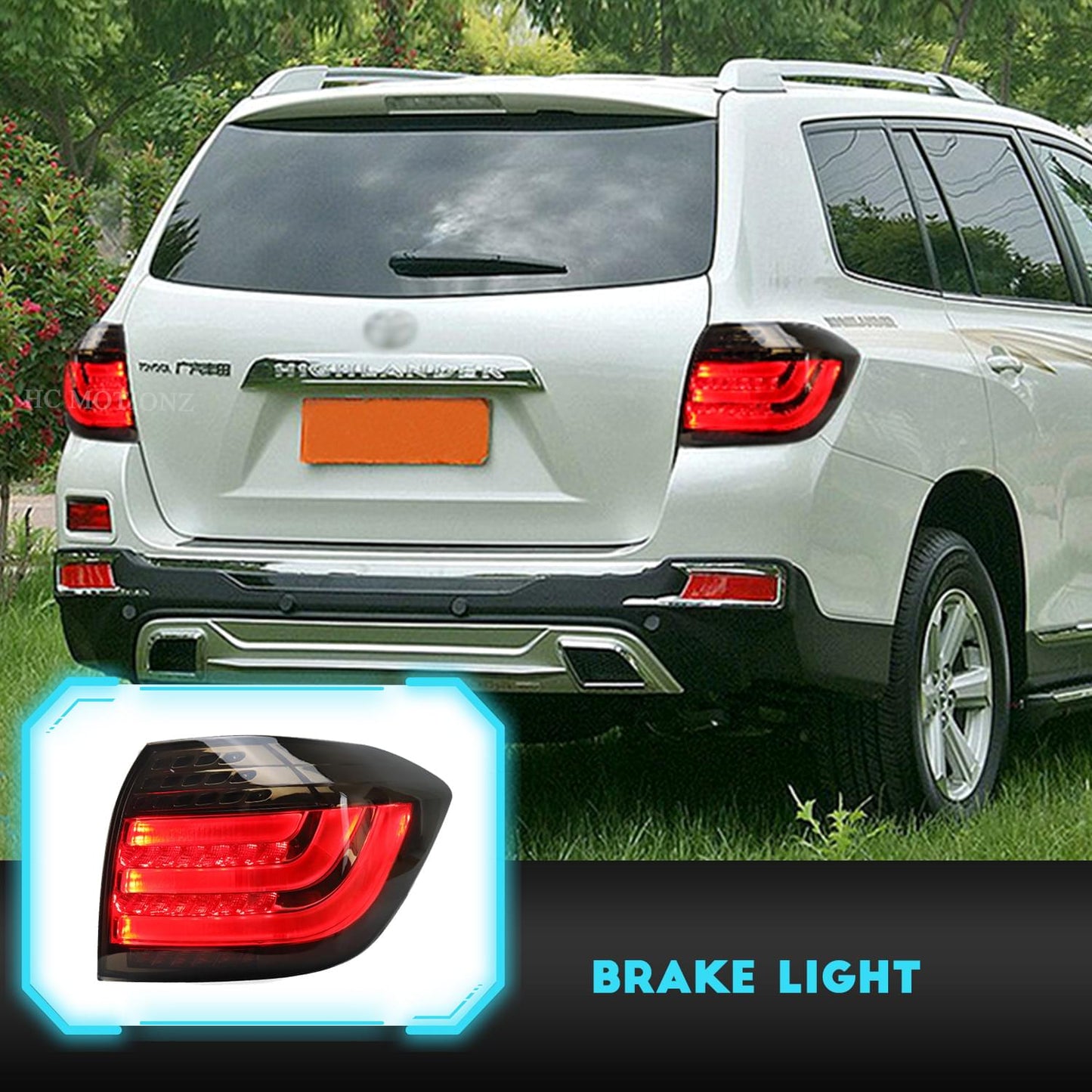 HCMOTION 2010-2014 Toyota Highlander TaiL lights