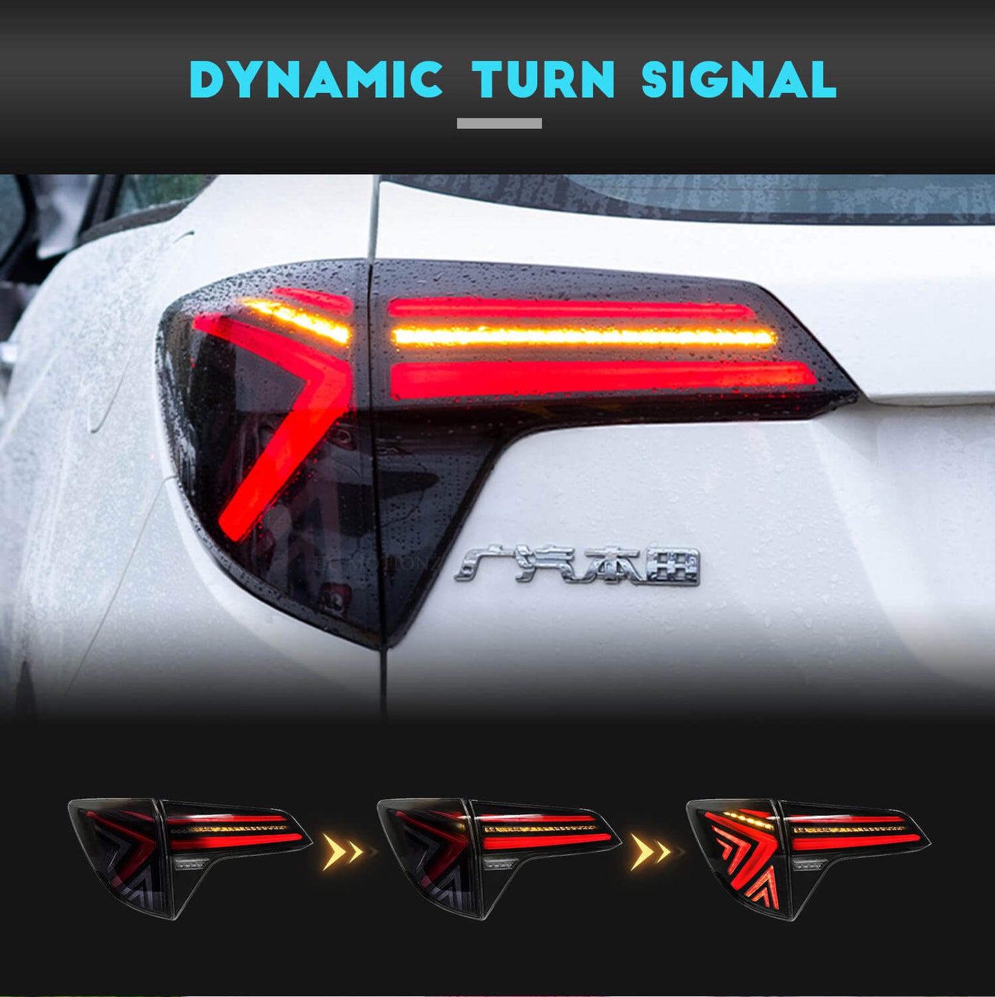 HCMOTION LED Tail lights For HONDA HR-V Vezel LED rear lights 2015-2021