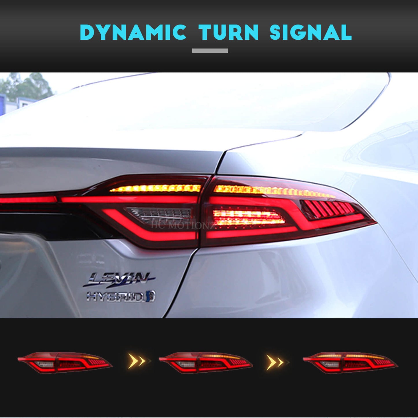 HCMOTION Taillights Fit/For Toyota US Corolla 2020-2024