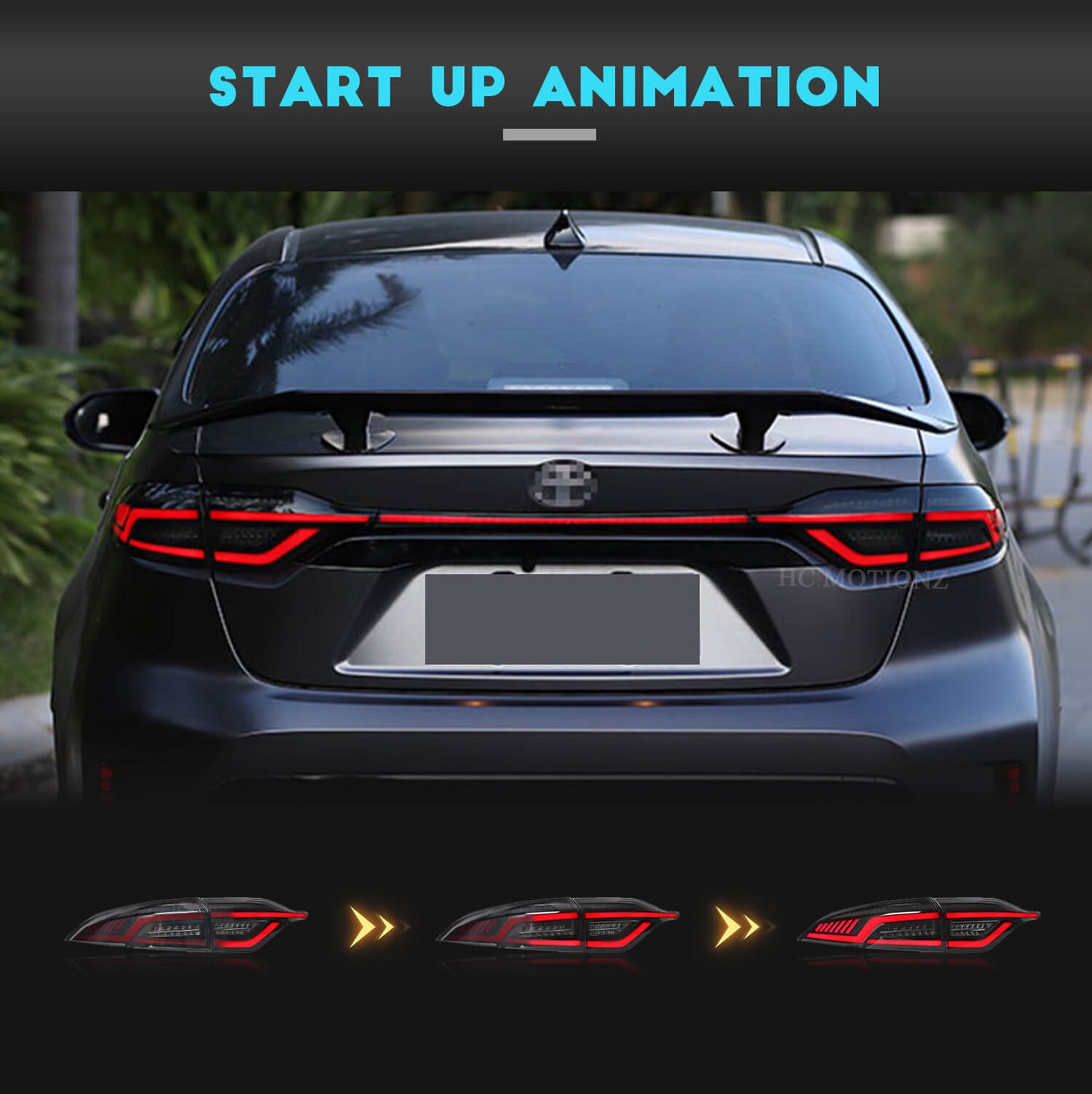 HCMOTION Taillights Fit/For Toyota US Corolla 2020-2024