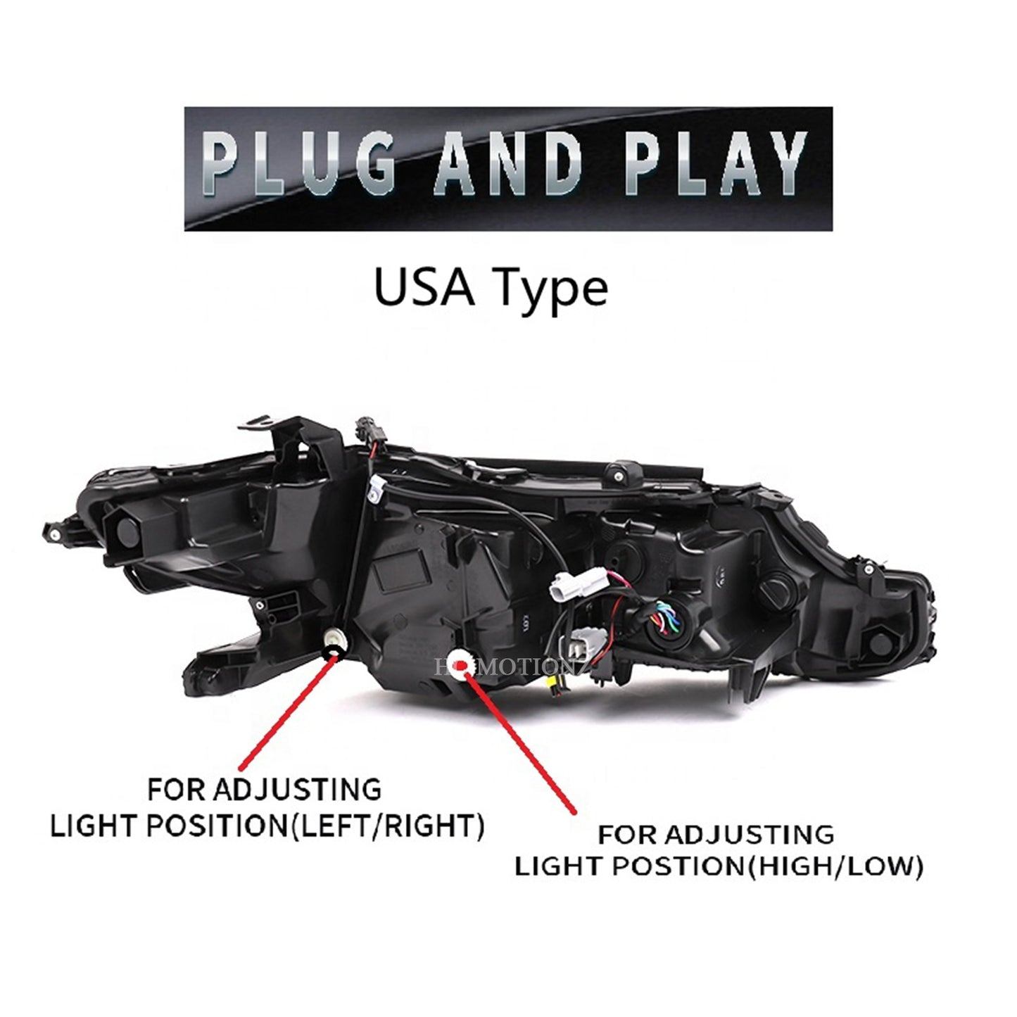 HCMOTION LED Headlights For Toyota Camry 2018-2021 Sedan