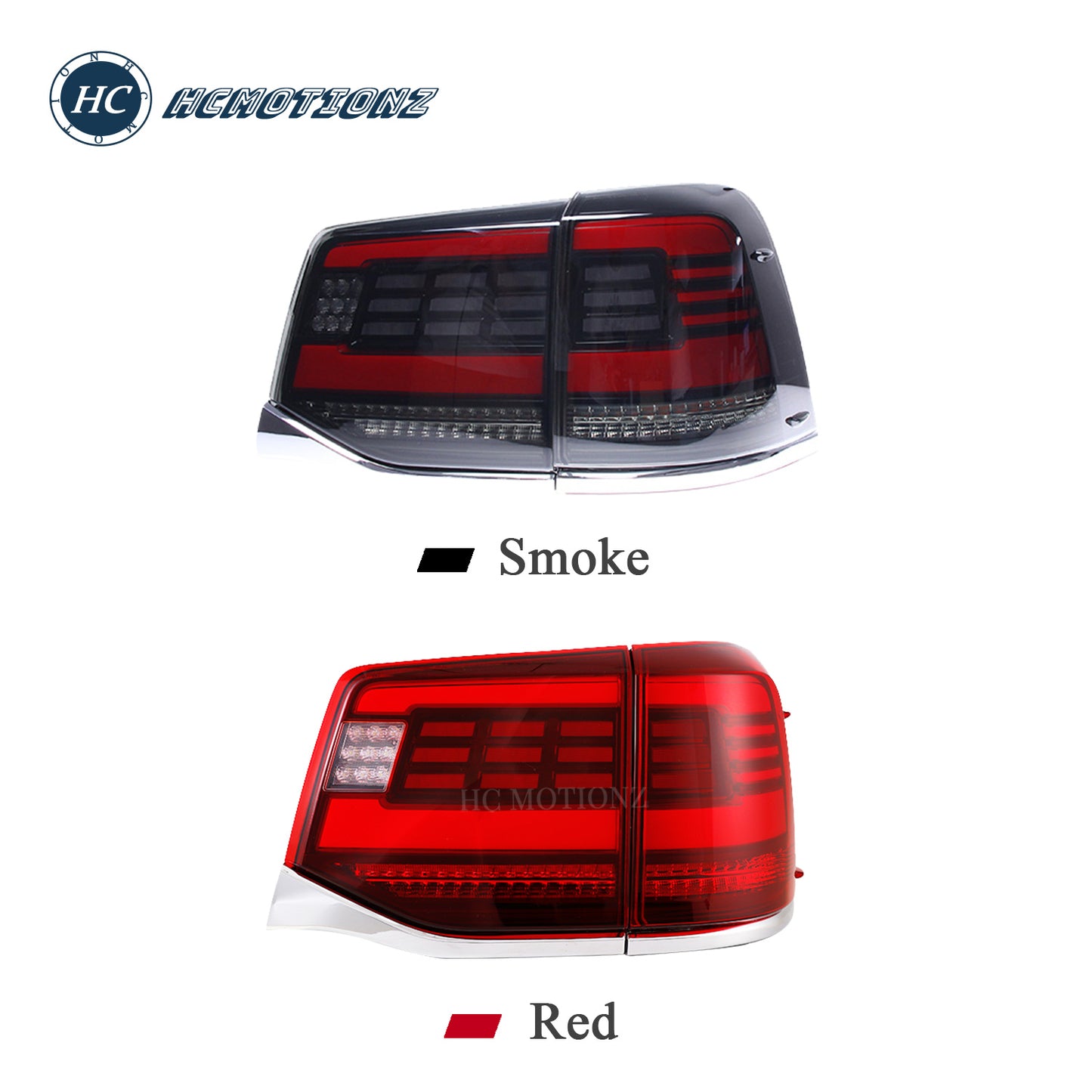 HCMOTION LED Tail lights For Toyota Land Cruiser 2016-2020