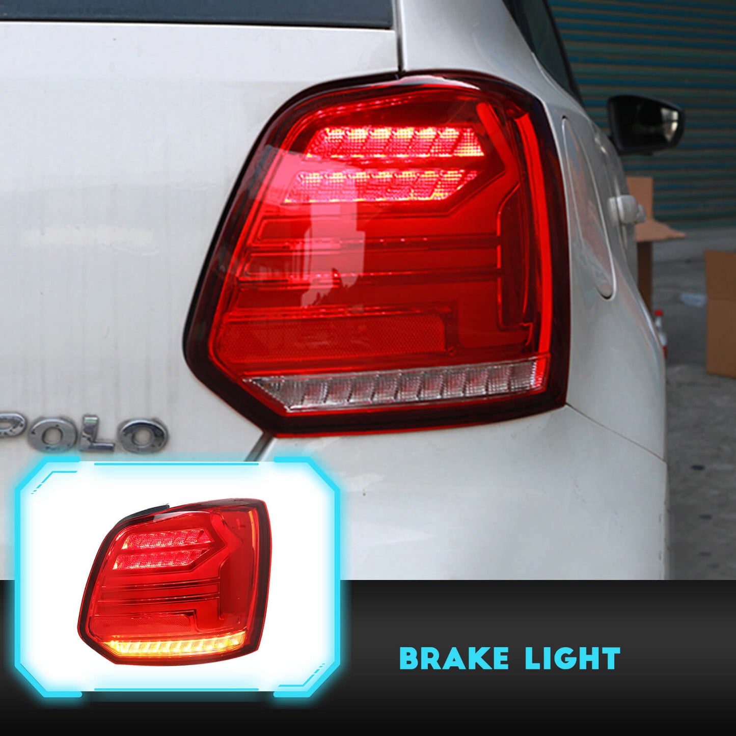 HCMOTION 2010-2018 LED Tail Lamp For VW Polo