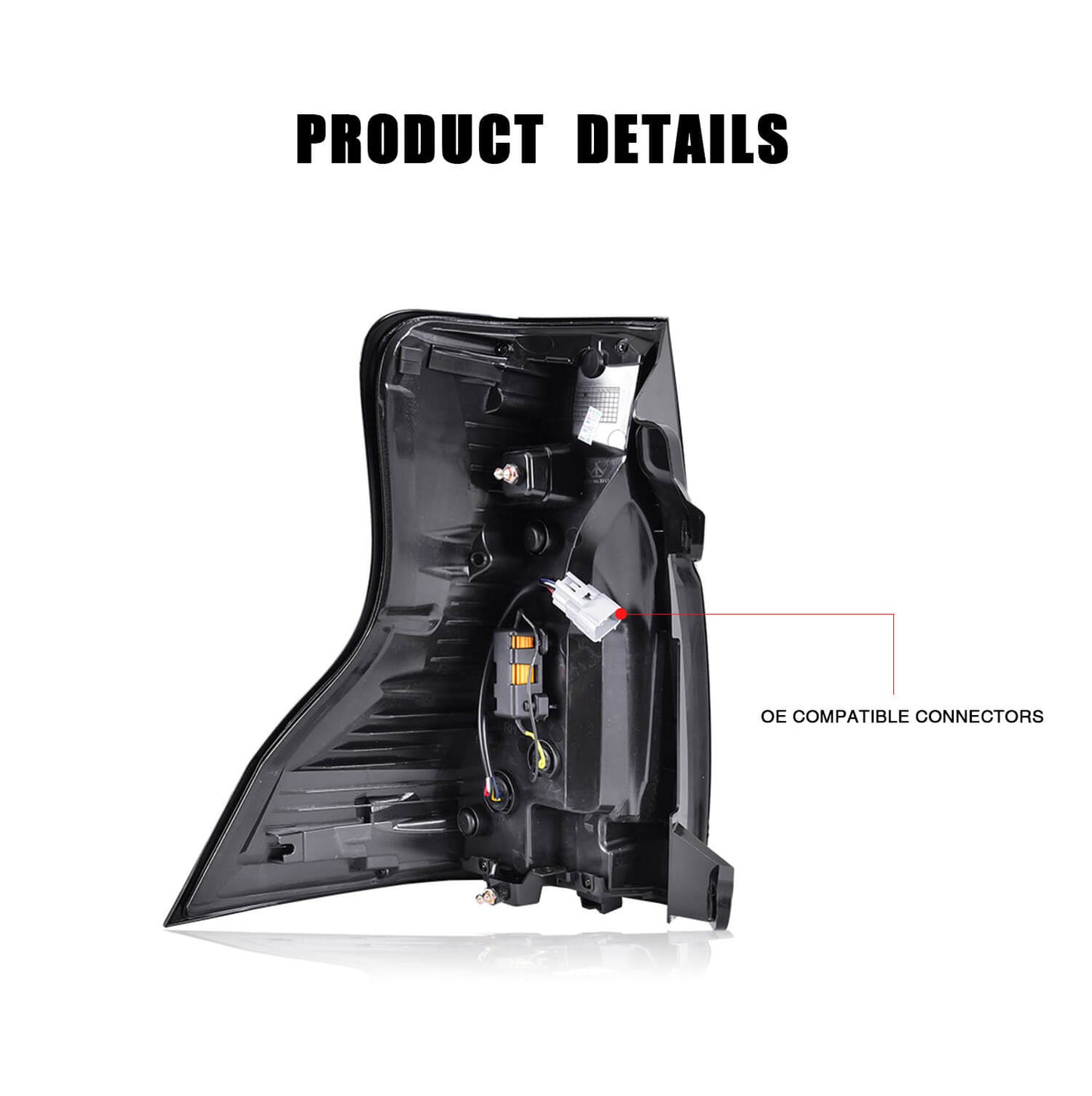 HCMOTION 2010-2021 LED Tail Lights For Toyota Land Cruiser Prado