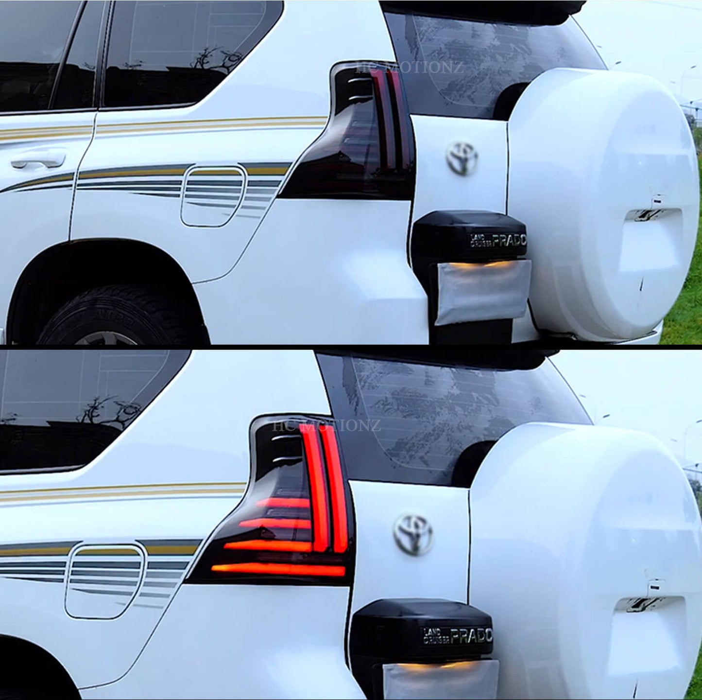 HCMOTION 2010-2021 LED Tail Lights For Toyota Land Cruiser Prado