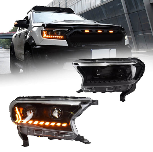 HCMOTION 2015-2020 Headlights For Ford Ranger