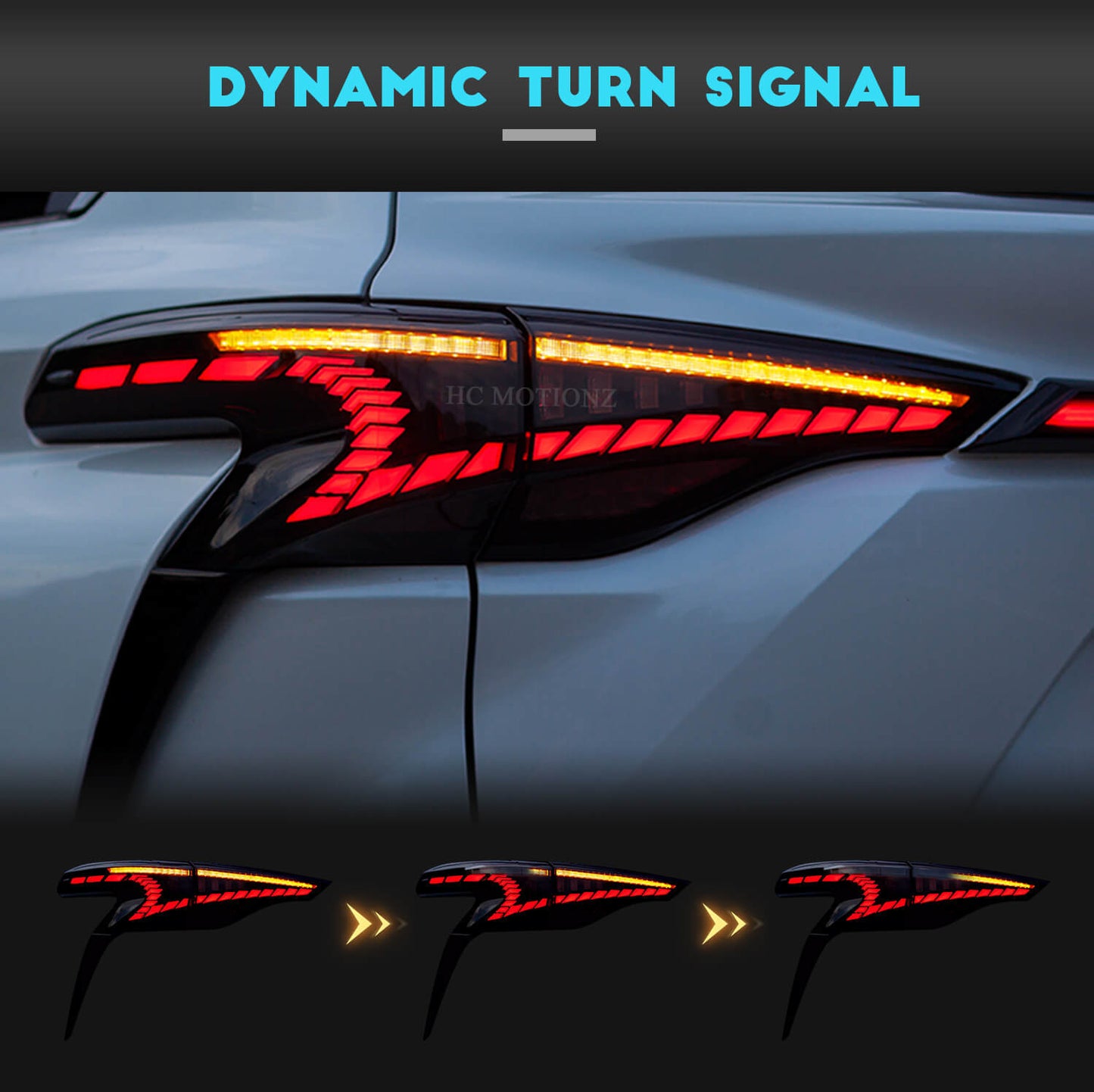 HCMOTION 2021-2022 Toyota Sienna Tail Lights