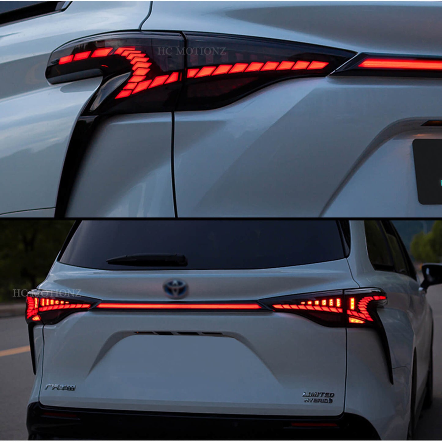 HCMOTION 2021-2022 Toyota Sienna Tail Lights