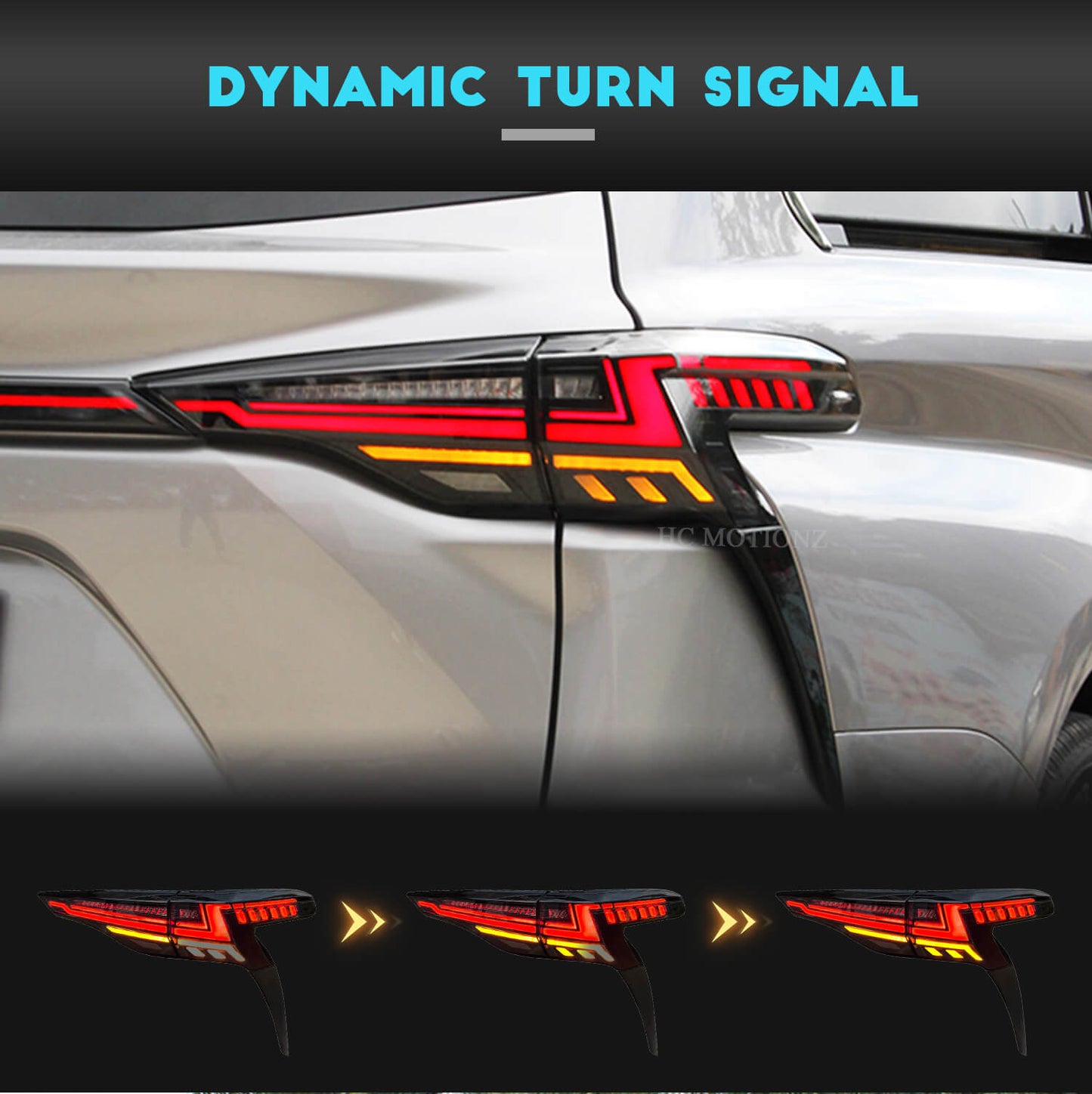 HCMOTION 2021-2022 Toyota Sienna Tail Lights