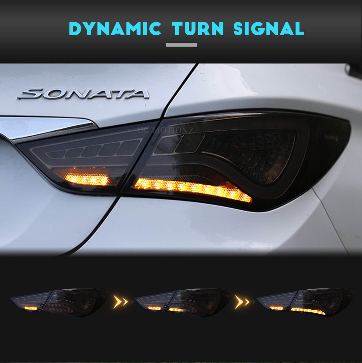 HCMOTION For Hyundai Sonata 8th 2011-2014 Tail lights