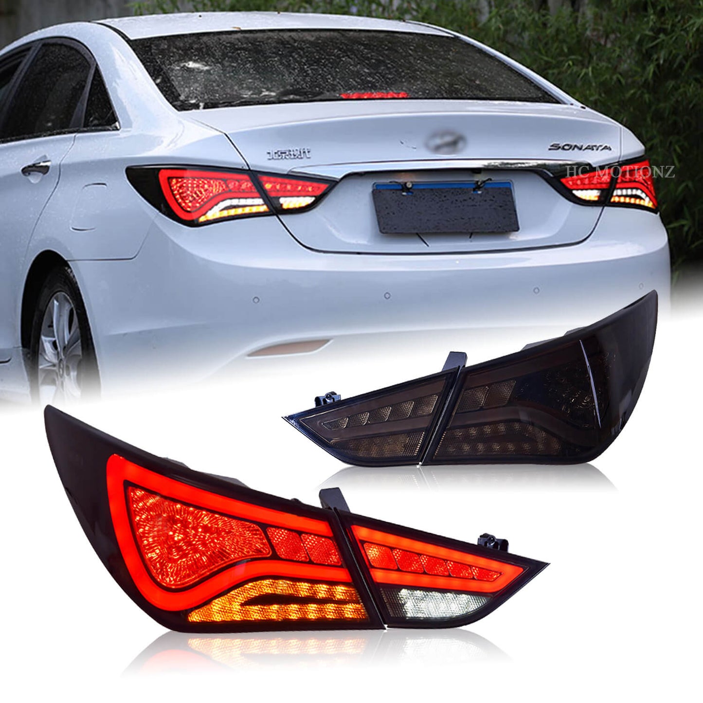HCMOTION For Hyundai Sonata 8th 2011-2014 Tail lights