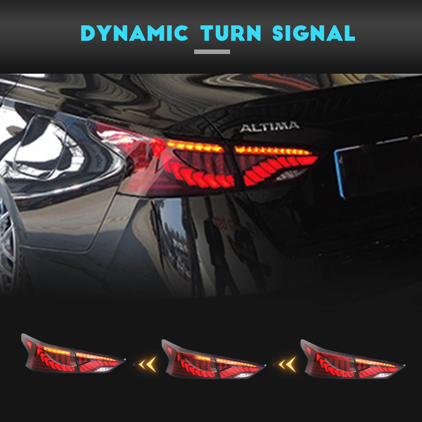 HCMOTION LED Tail Lights For Nissan Altima 19-21