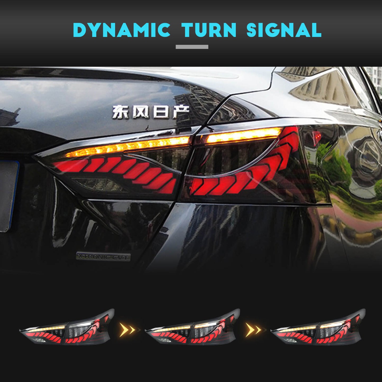 HCMOTION LED Tail Lights For Nissan Altima 19-21