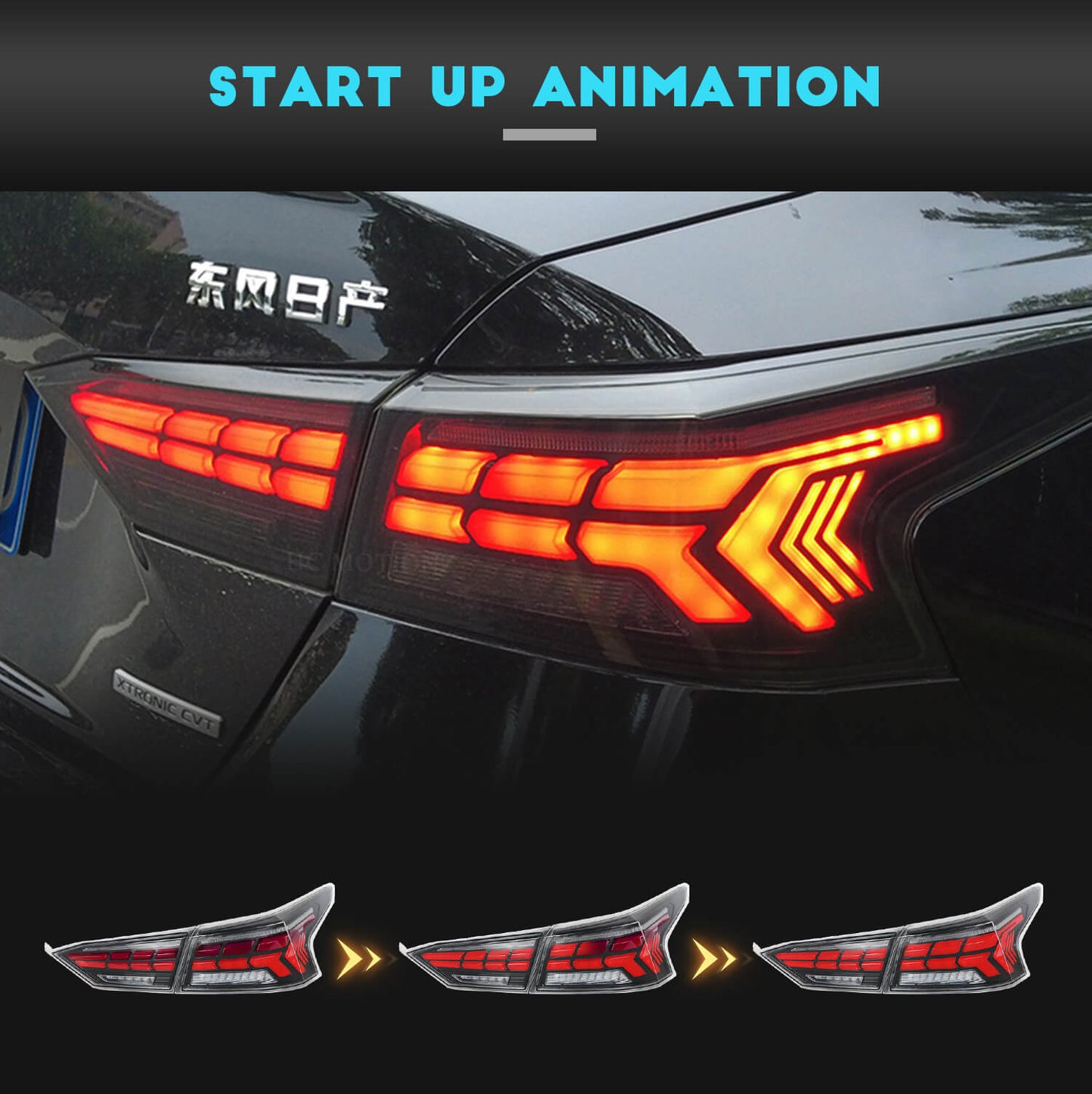 HCMOTION LED Tail Lights For Nissan Altima 19-21